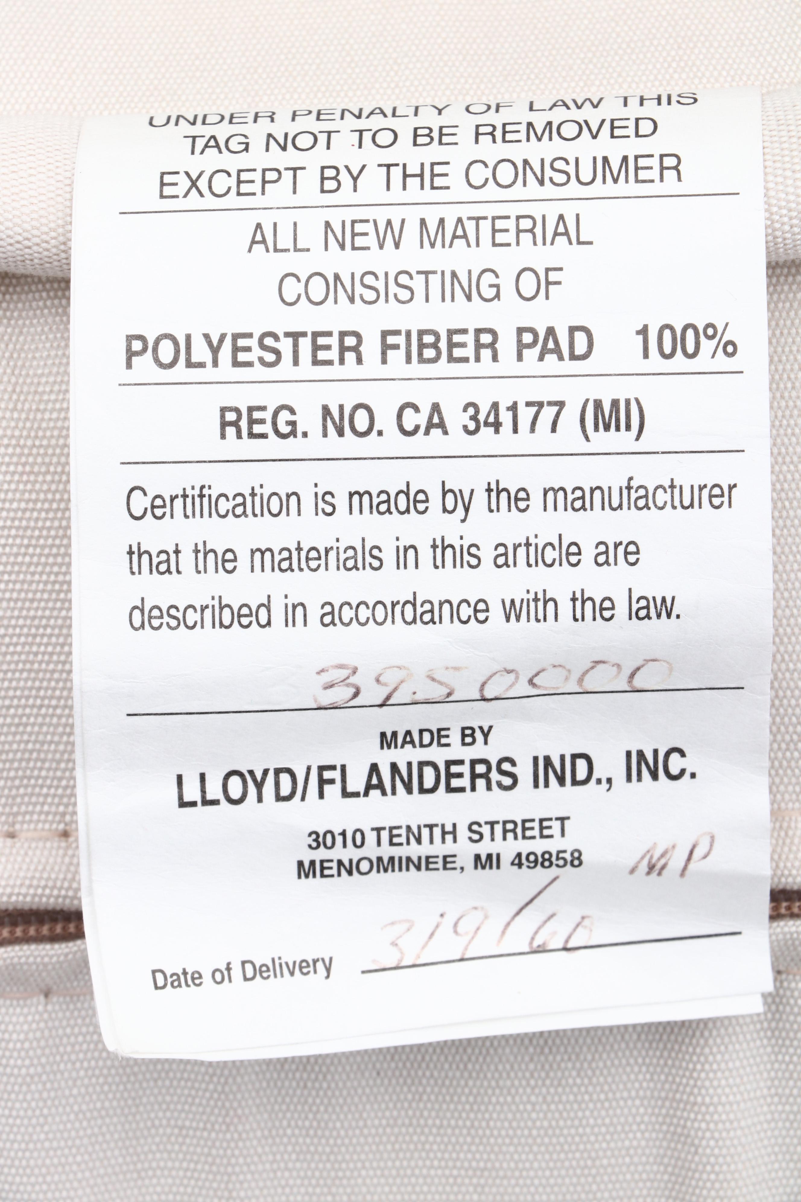 Lloyd Loom Woven Wicker Patio Love Seat and Coffee Table by Lloyd Flanders