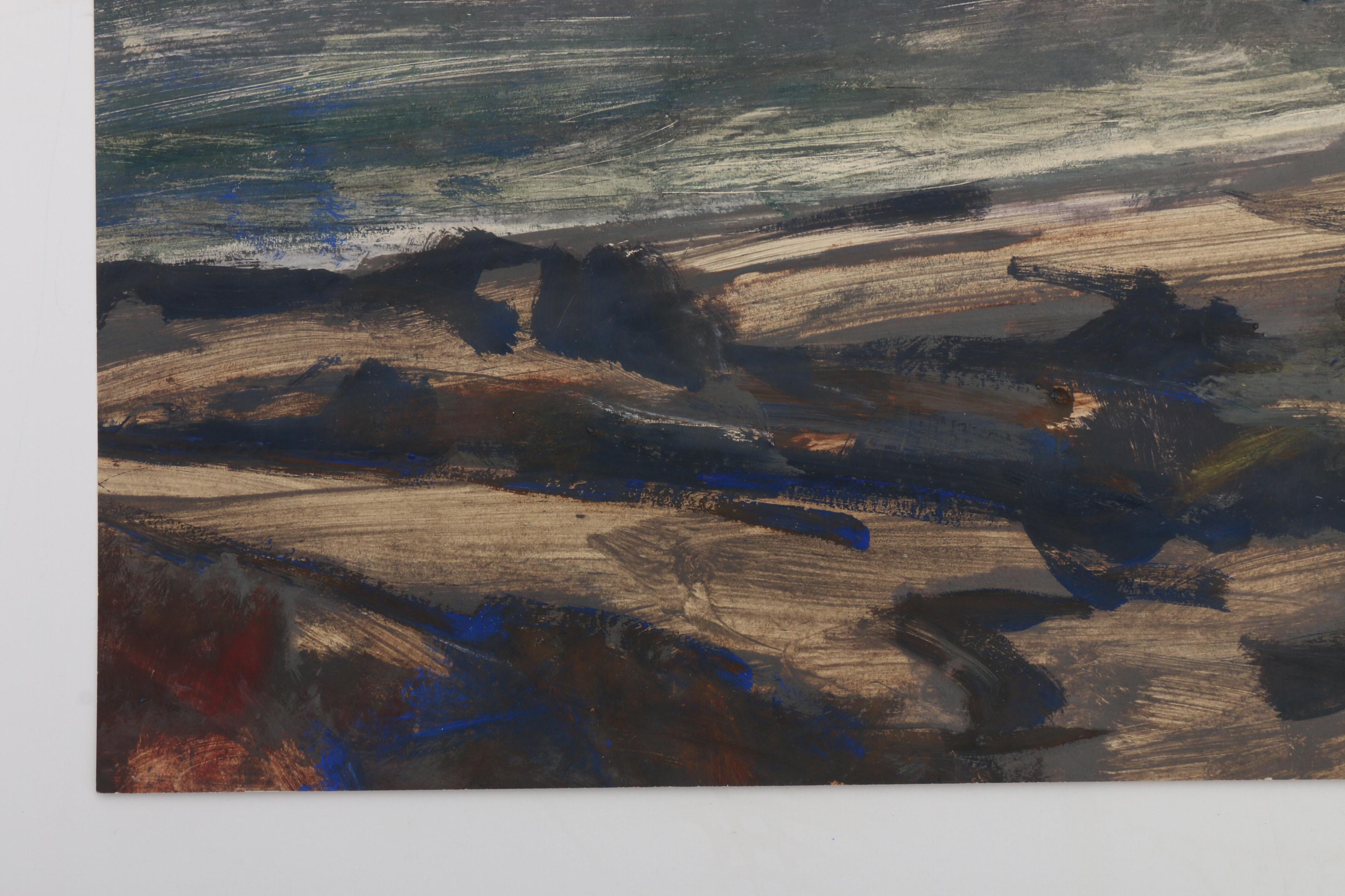 Paul Chidlaw Abstract Mixed Media Painting