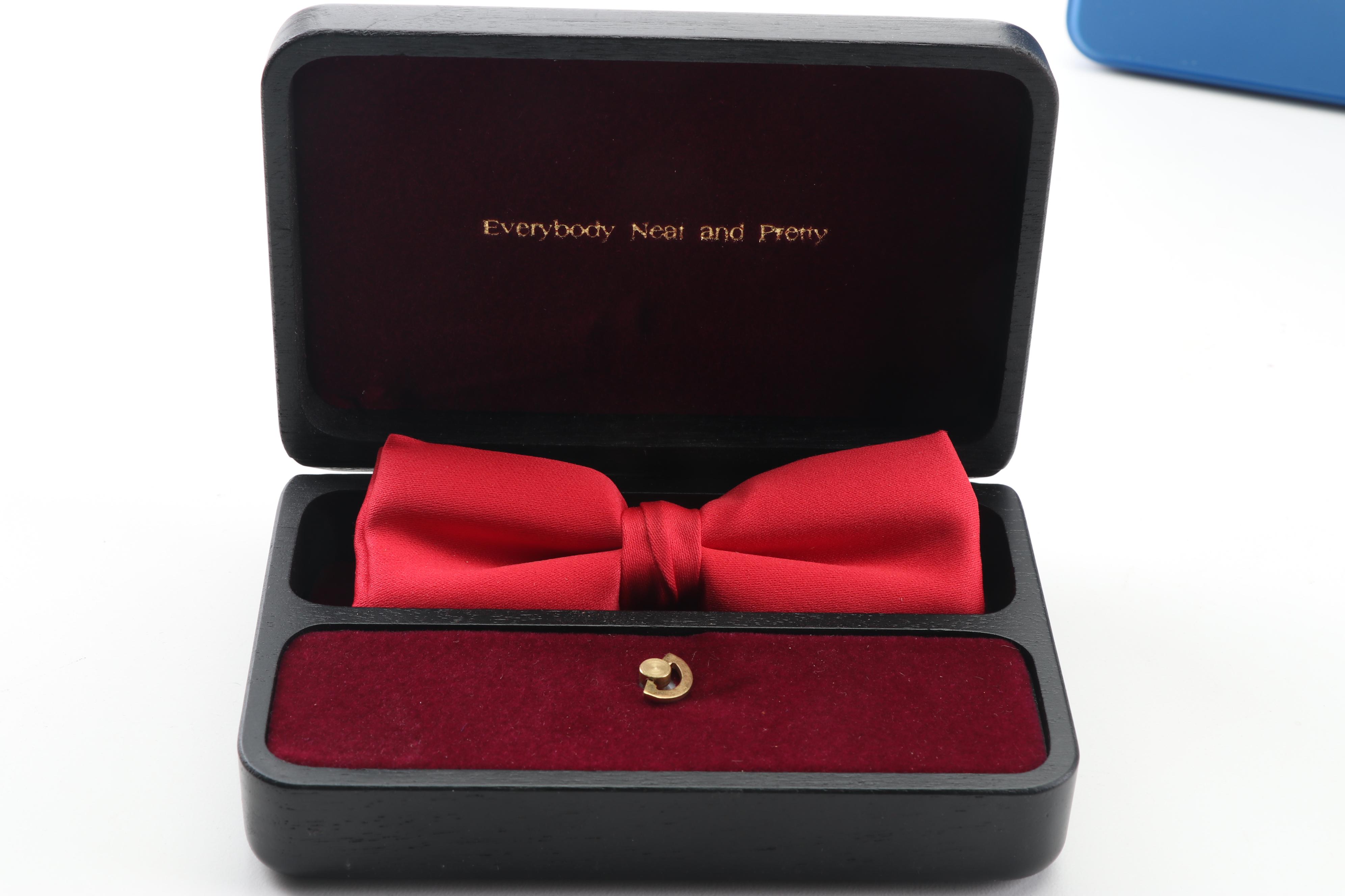 Mickey Mouse Memorabilia Including 1995 "Everybody Neat and Pretty" Music Box