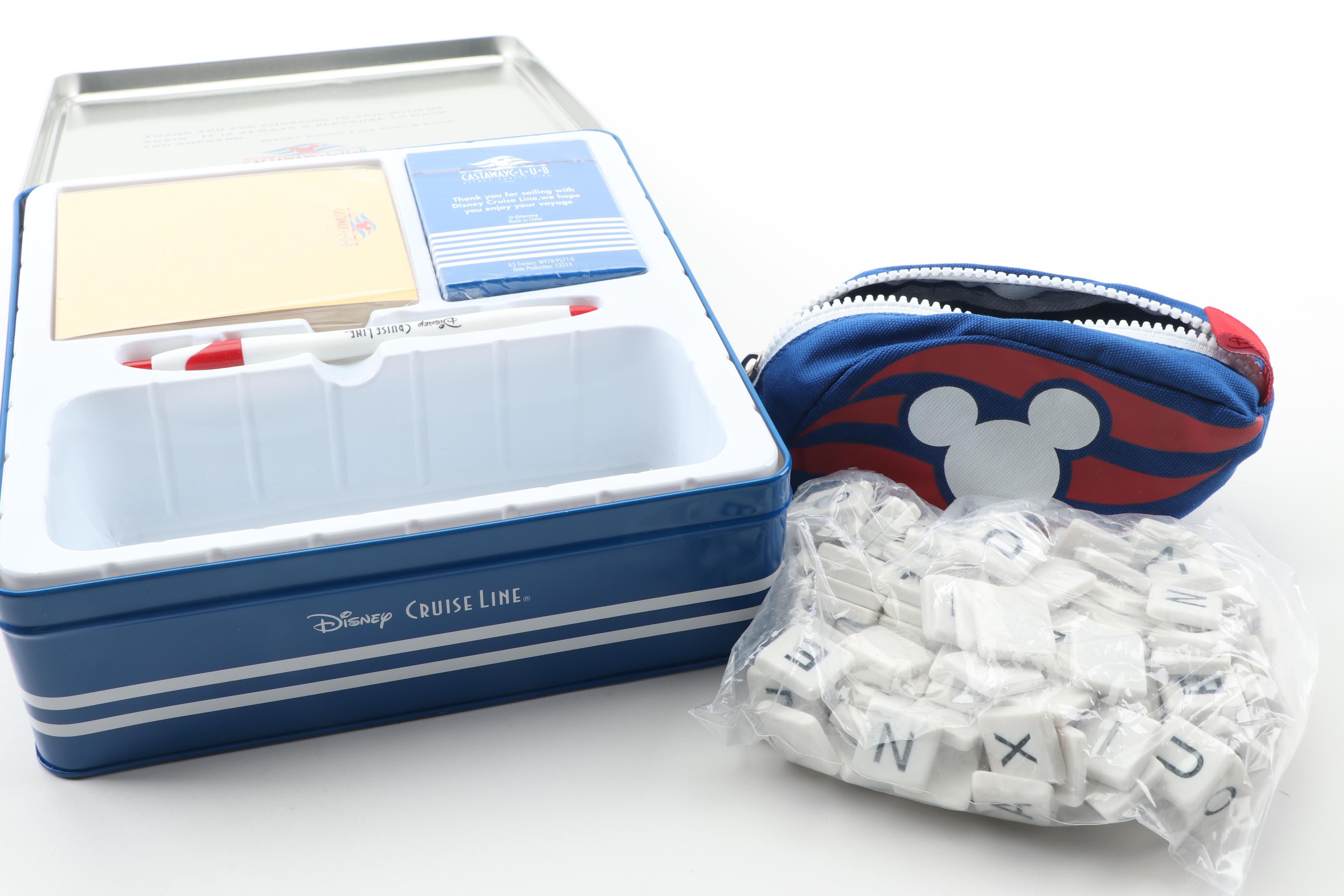 Mickey Mouse Memorabilia Including 1995 "Everybody Neat and Pretty" Music Box