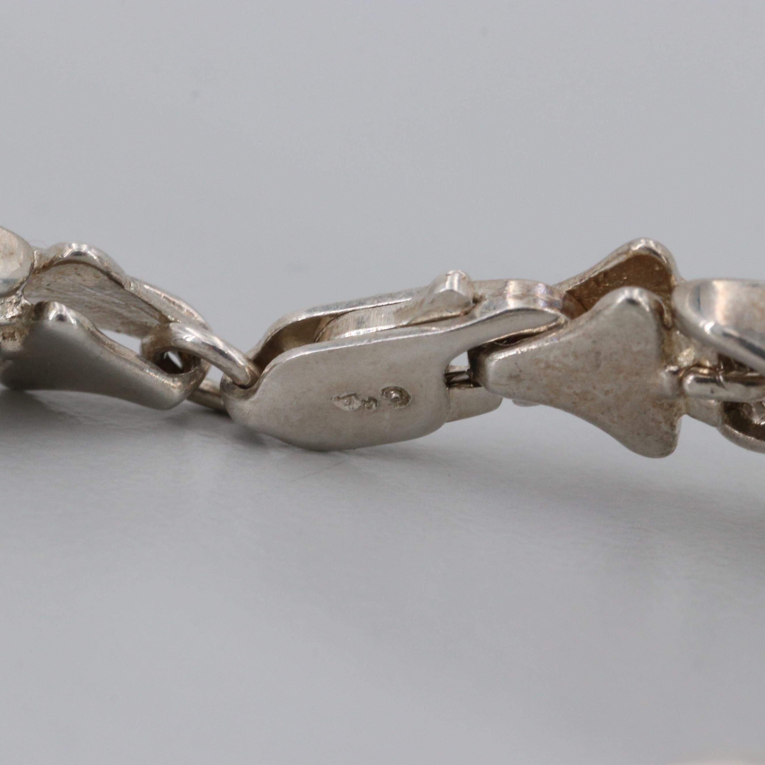 Sterling Silver Blue Topaz Bracelet