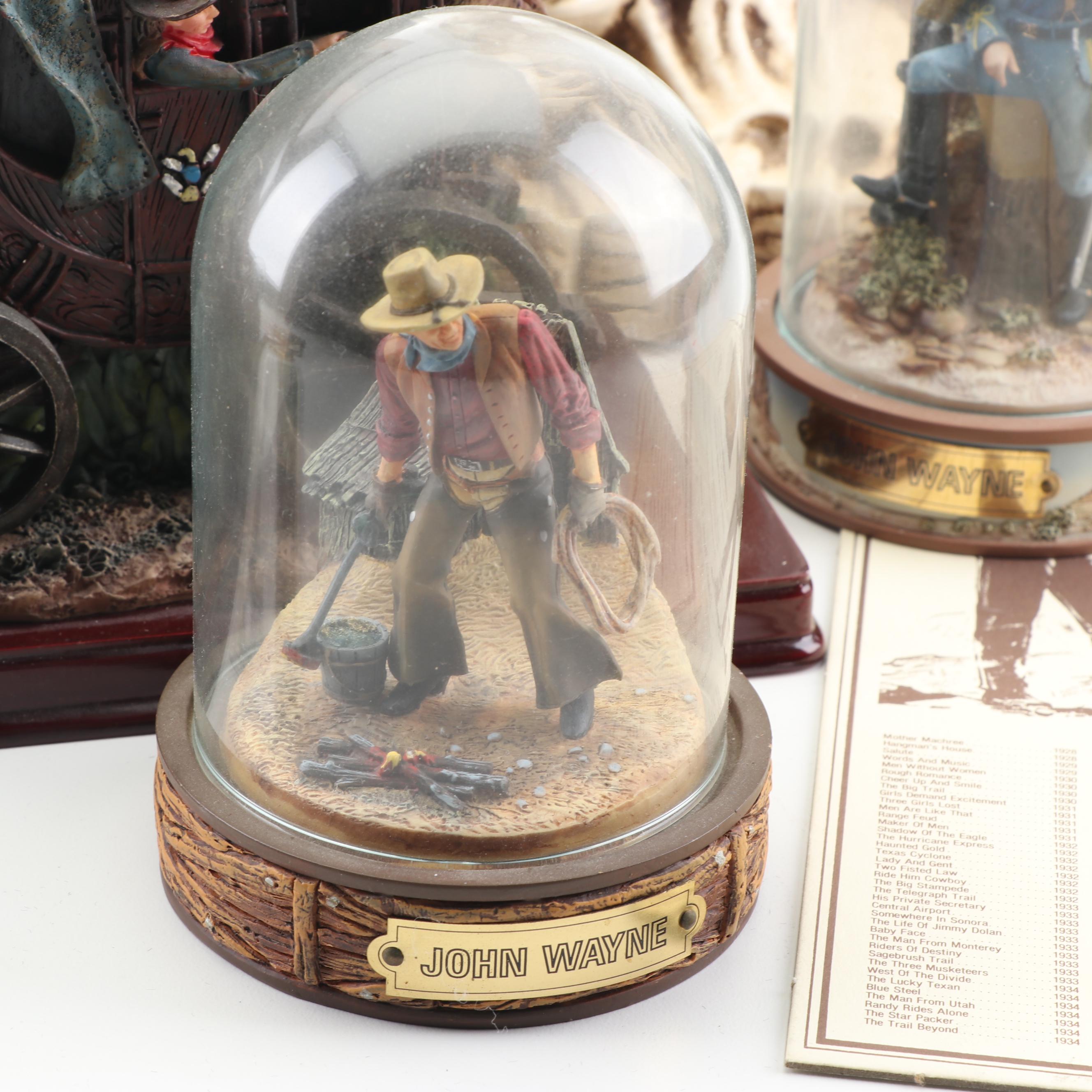 John Wayne Memorabilia including Golden Edition Medal