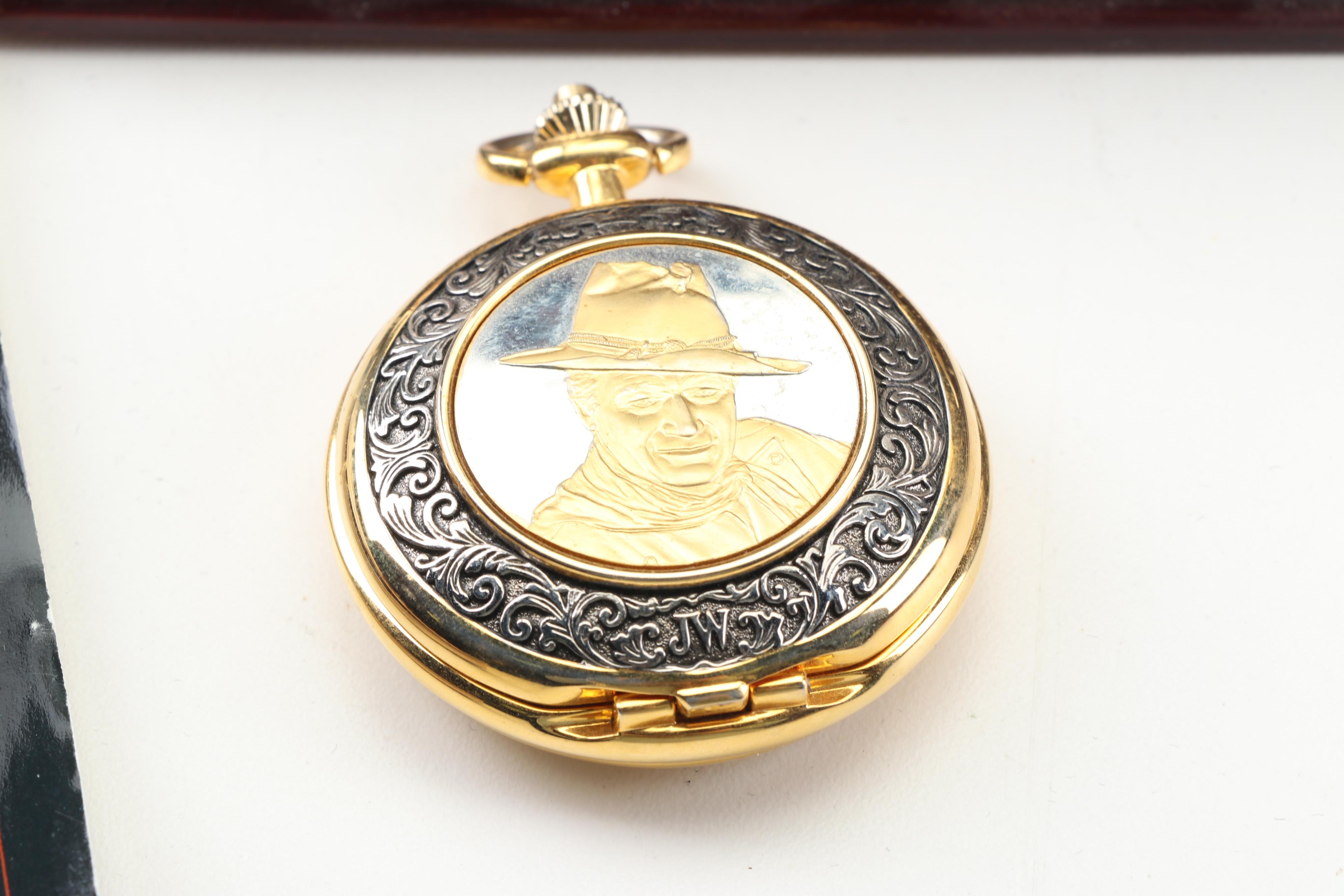 John Wayne Memorabilia including Golden Edition Medal