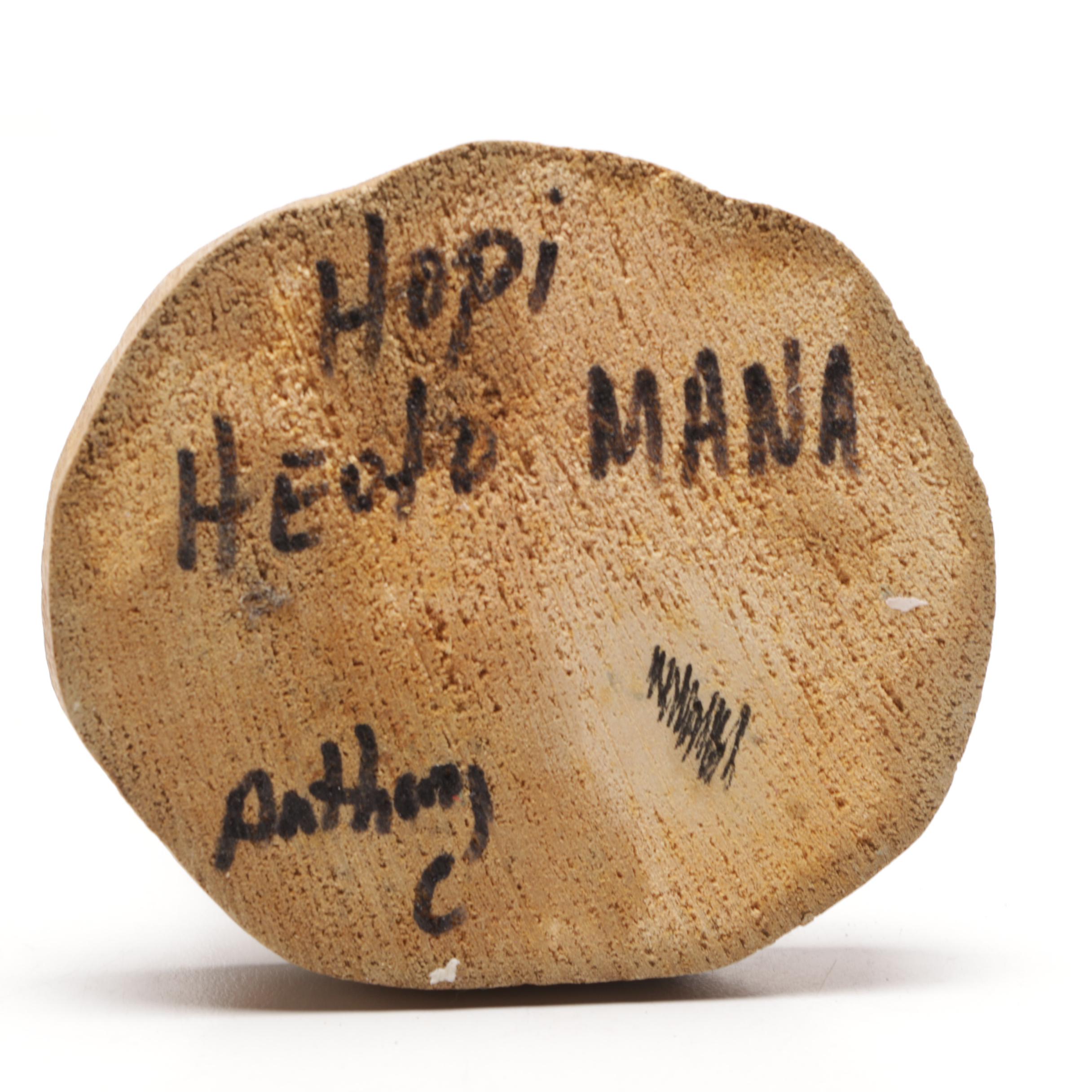 Hopi "Heoto Mana" Signed by Anthony