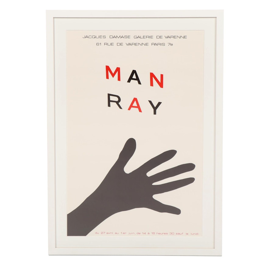 Man Ray Paris Exhibition Poster