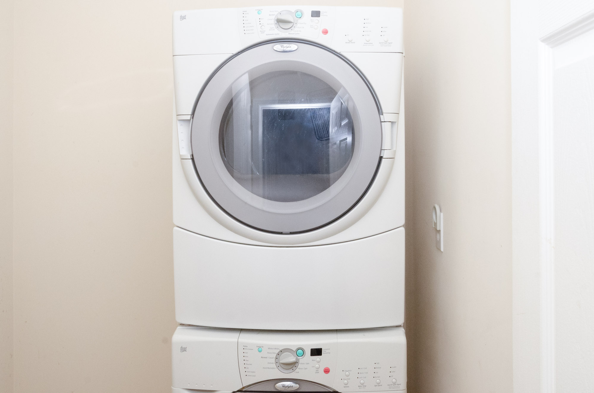 Whirlpool Duet Stackable Washer and Dryer