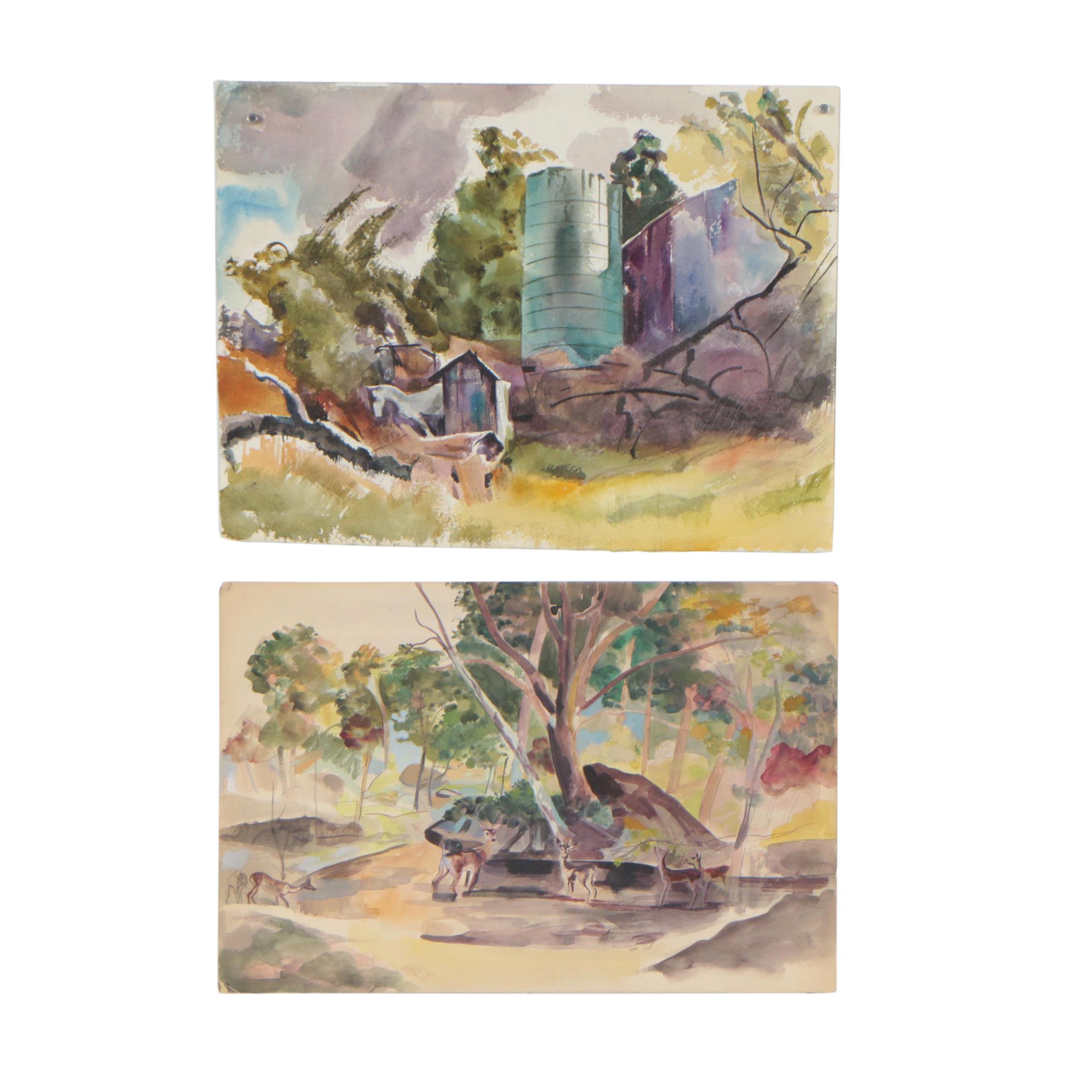 Cathal O'Toole Watercolor Paintings