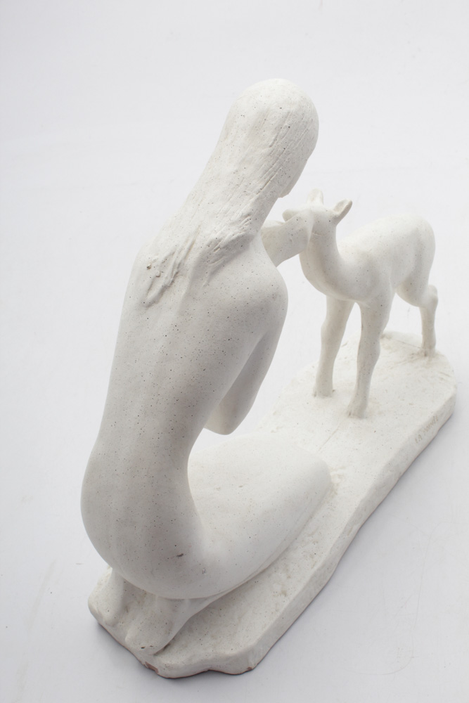 Mark LaPointe 1981 "Woman with Fawn" for Austin Productions