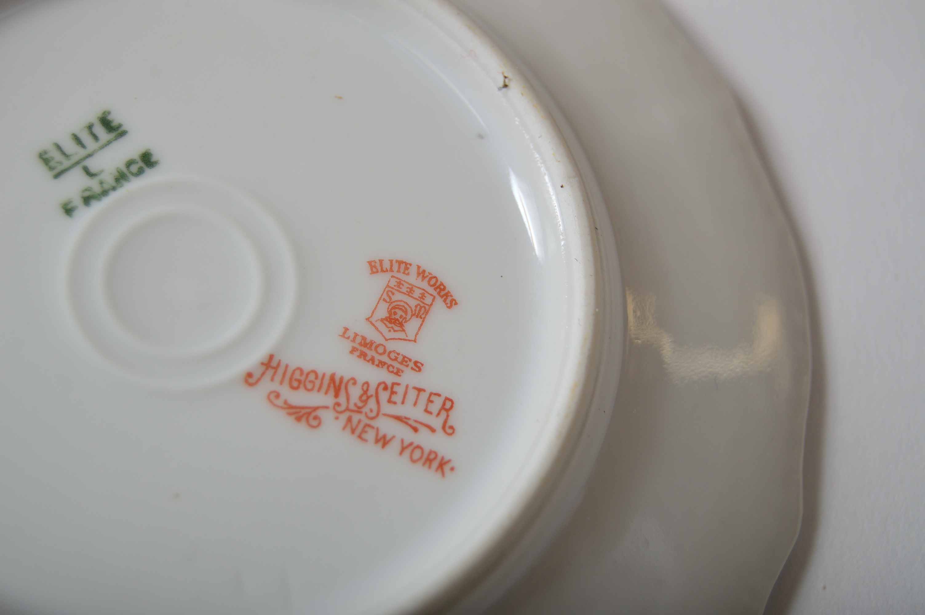 Set of Vintage French Elite Works Limoges Porcelain Demitasse