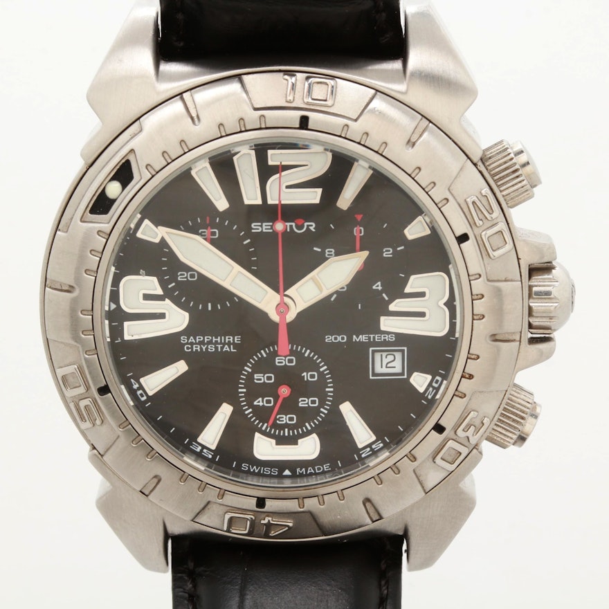 Sector Diver Chronograph Quartz Wristwatch