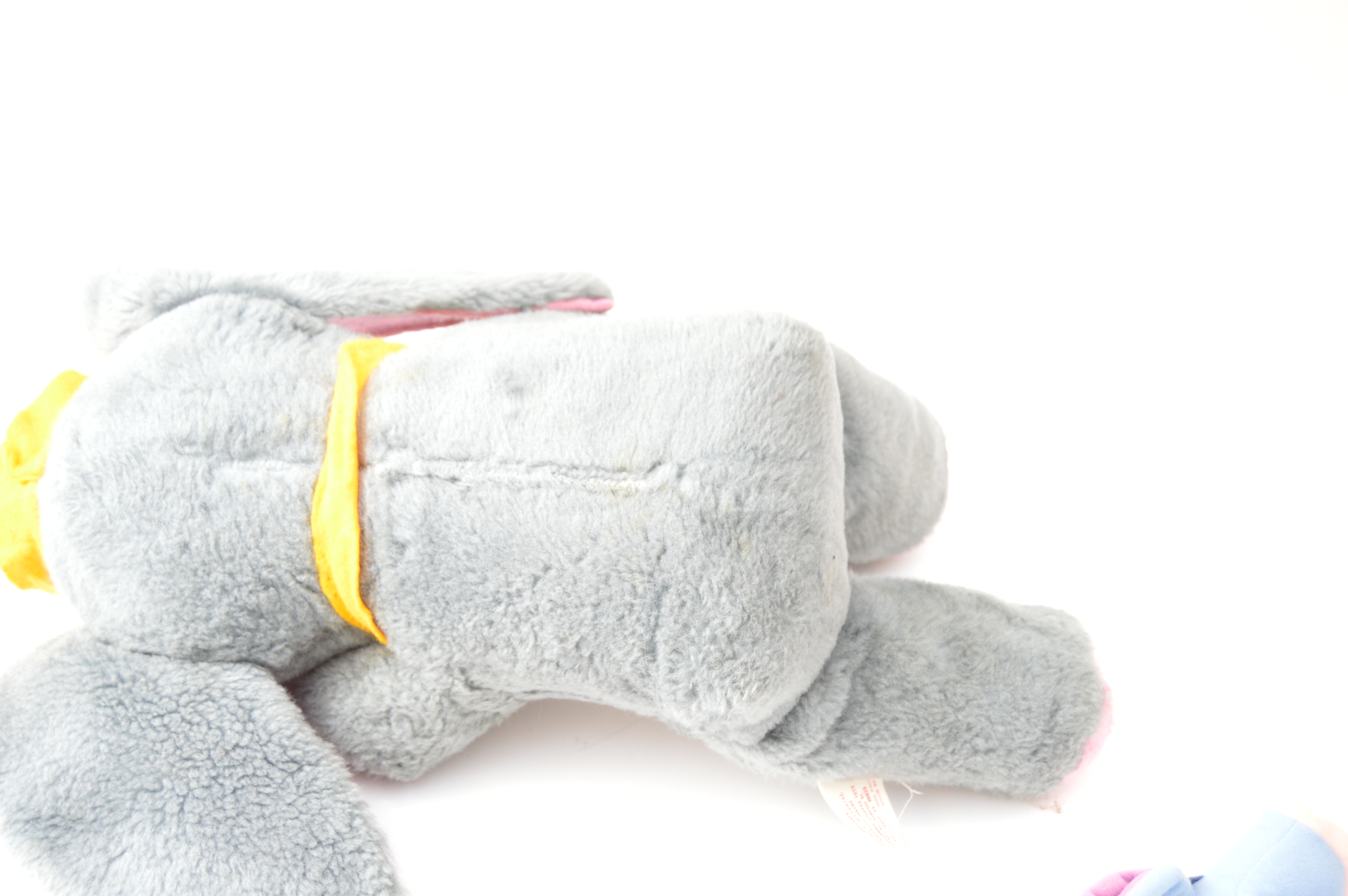 Retro Walt Disney Stuffed Dumbo and Eeyore Toys