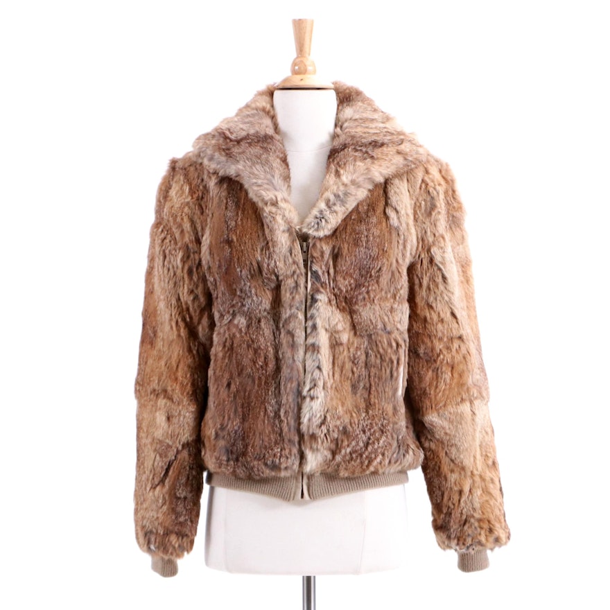 Vintage Dino Ricco Rabbit Fur Jacket