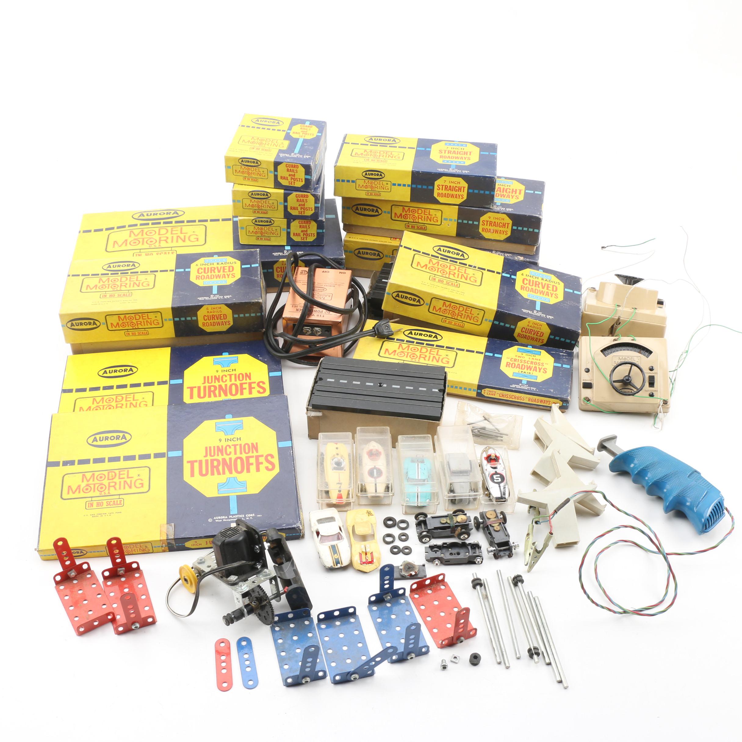 Aurora Model Motoring HO Scale Roadways and Accessories, 1960s
