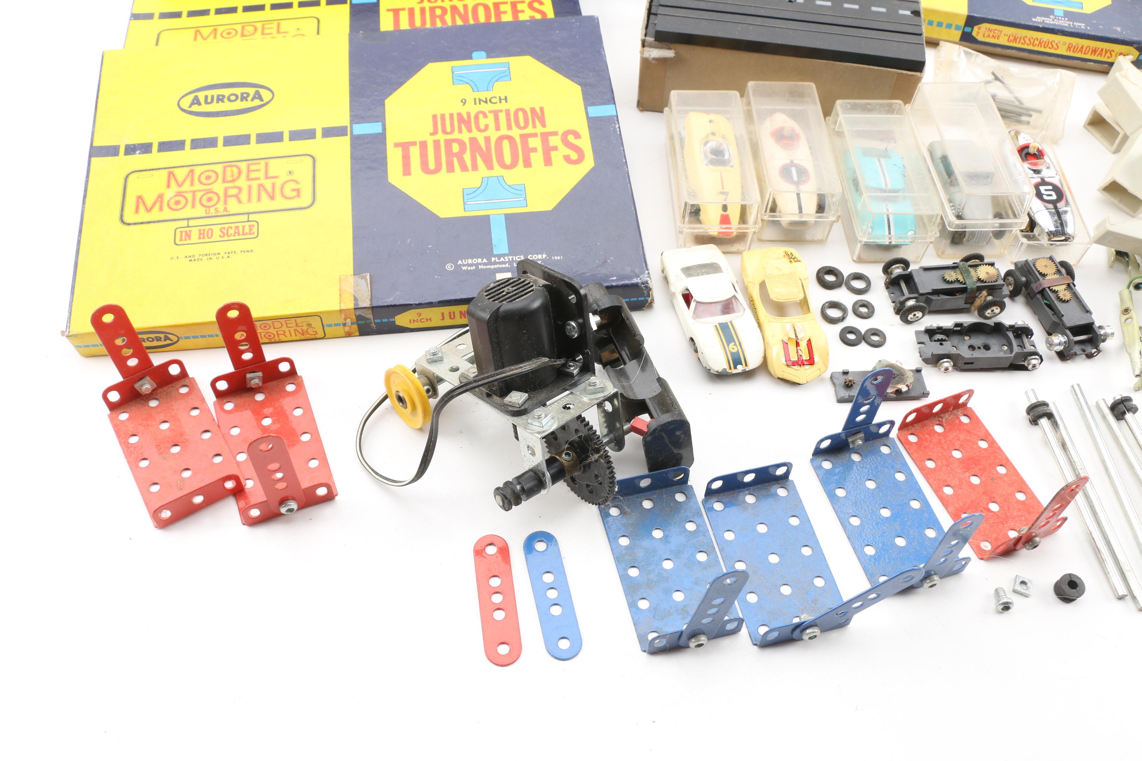 Aurora Model Motoring HO Scale Roadways and Accessories, 1960s