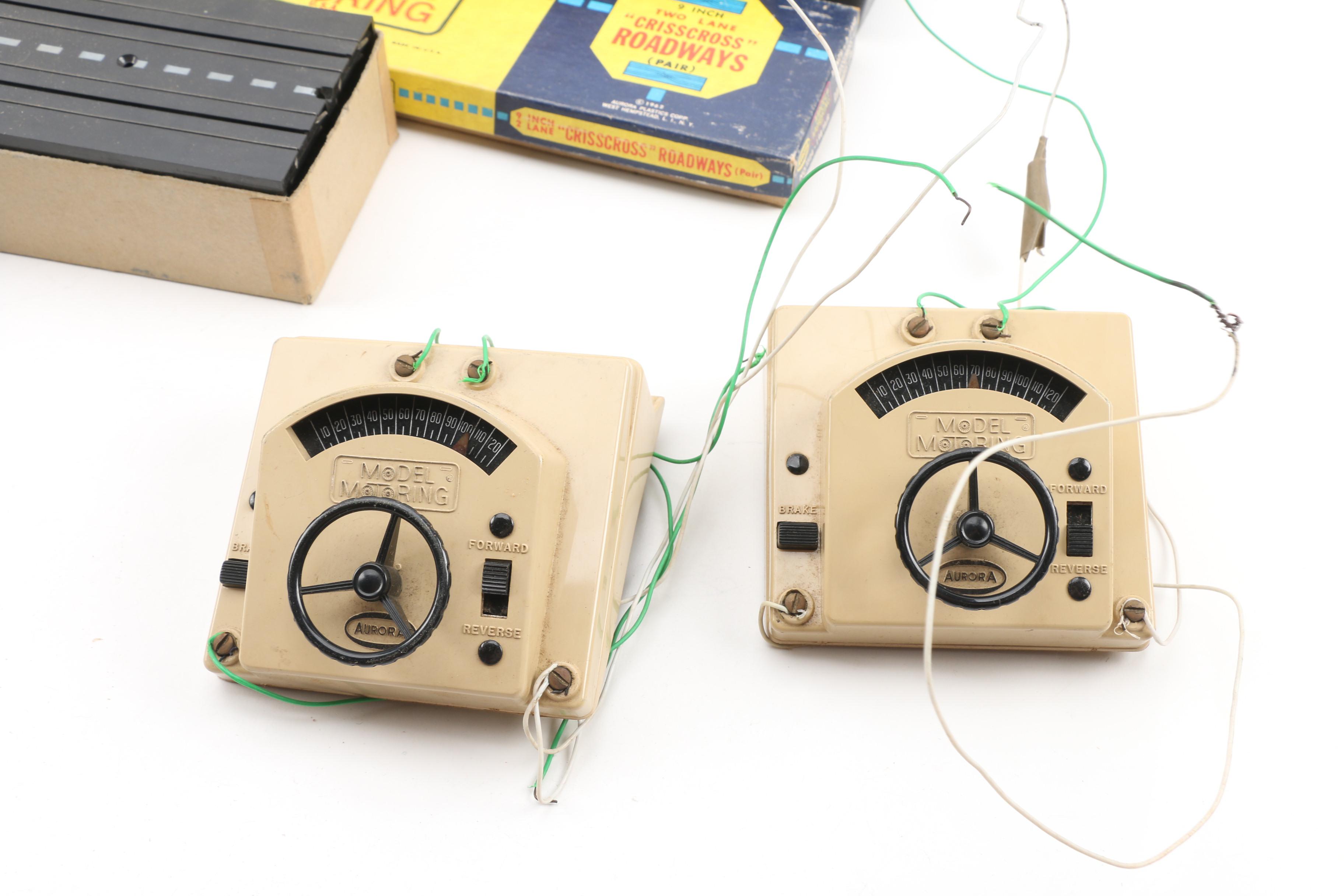 Aurora Model Motoring HO Scale Roadways and Accessories, 1960s