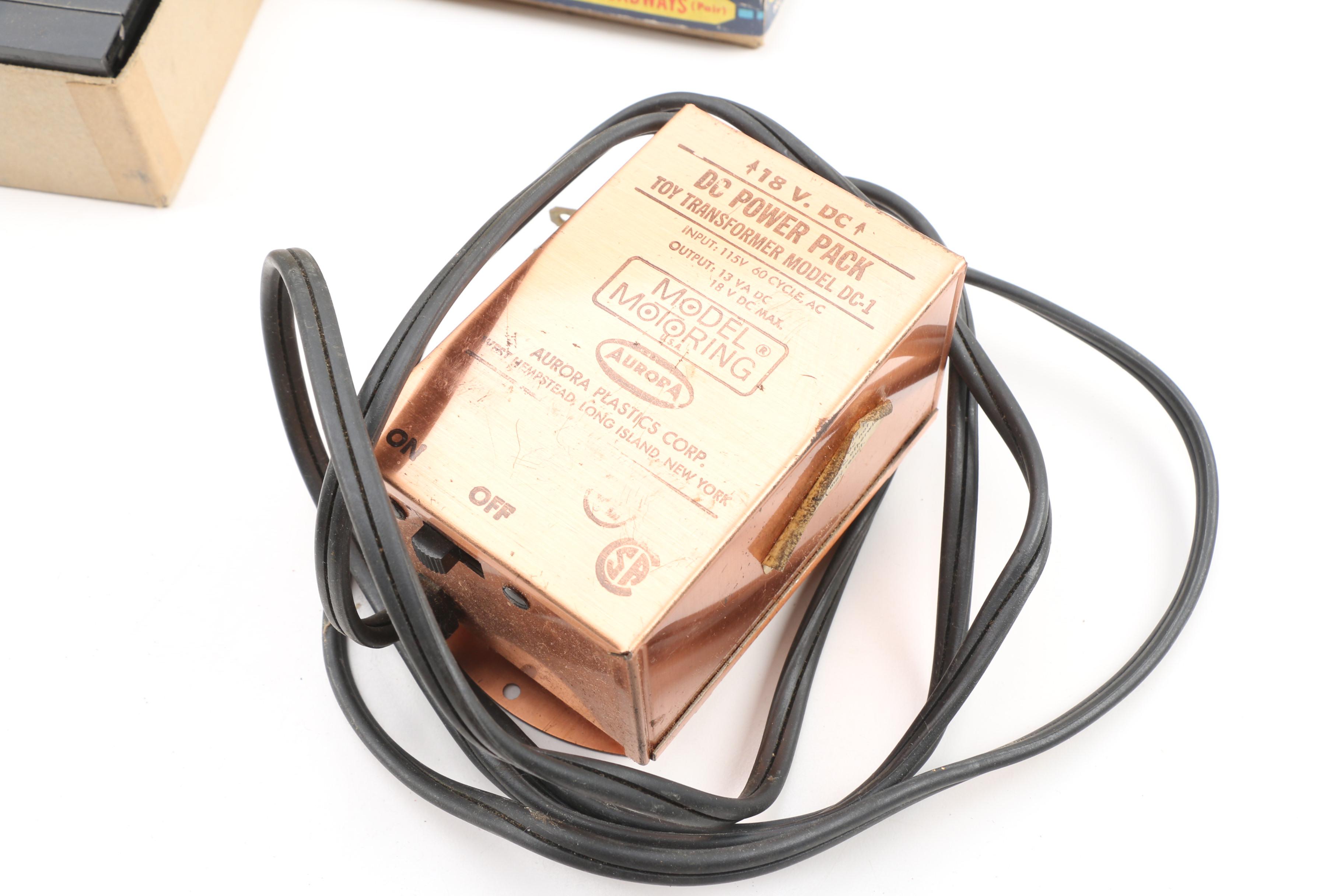 Aurora Model Motoring HO Scale Roadways and Accessories, 1960s