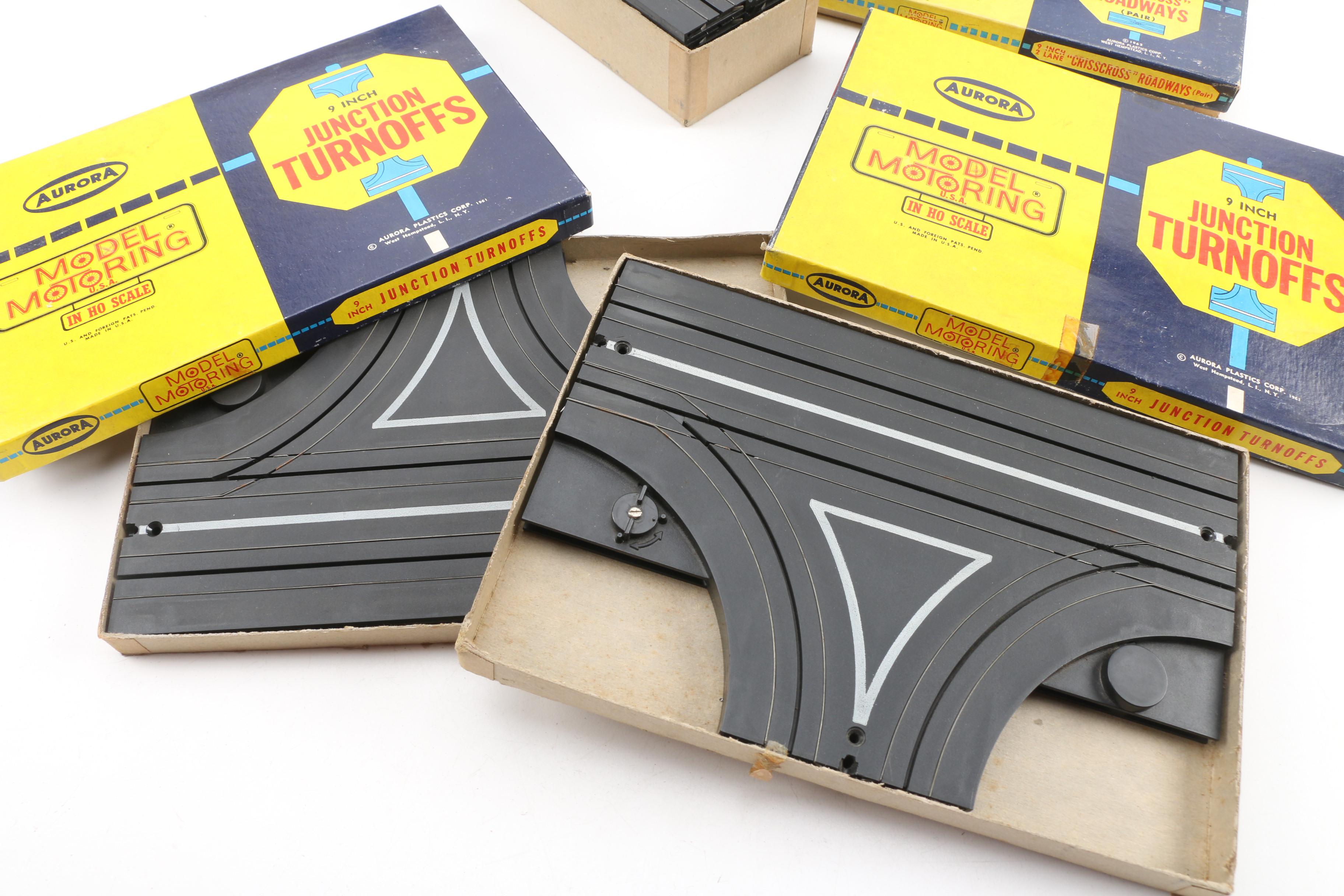 Aurora Model Motoring HO Scale Roadways and Accessories, 1960s