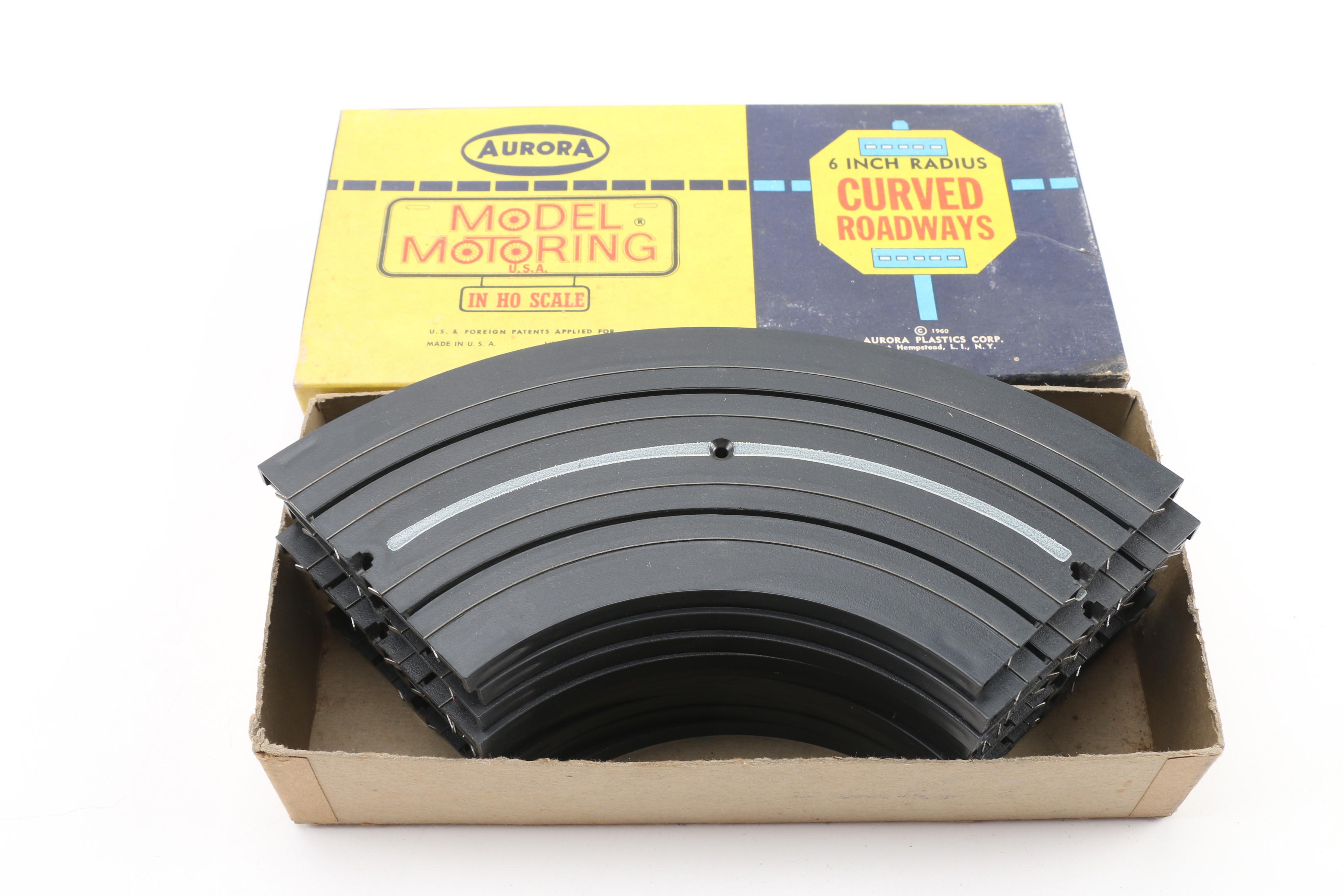 Aurora Model Motoring HO Scale Roadways and Accessories, 1960s