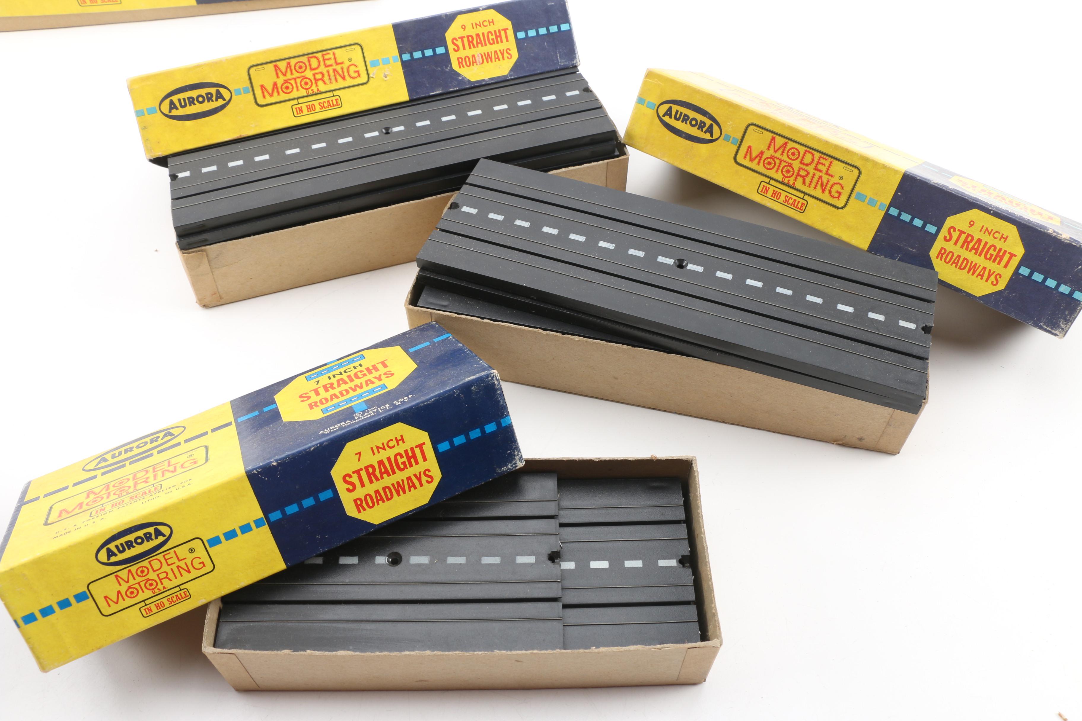 Aurora Model Motoring HO Scale Roadways and Accessories, 1960s