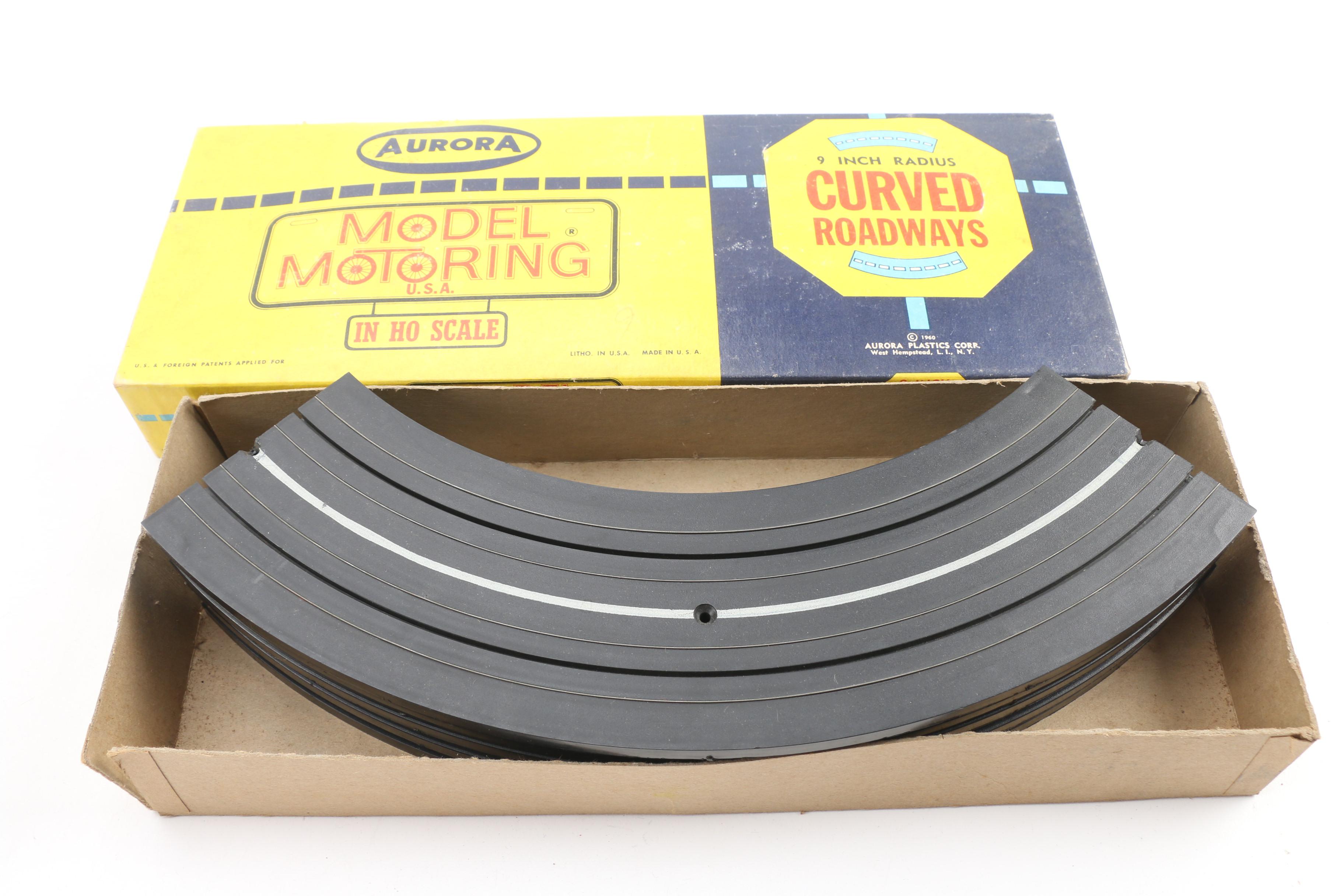 Aurora Model Motoring HO Scale Roadways and Accessories, 1960s