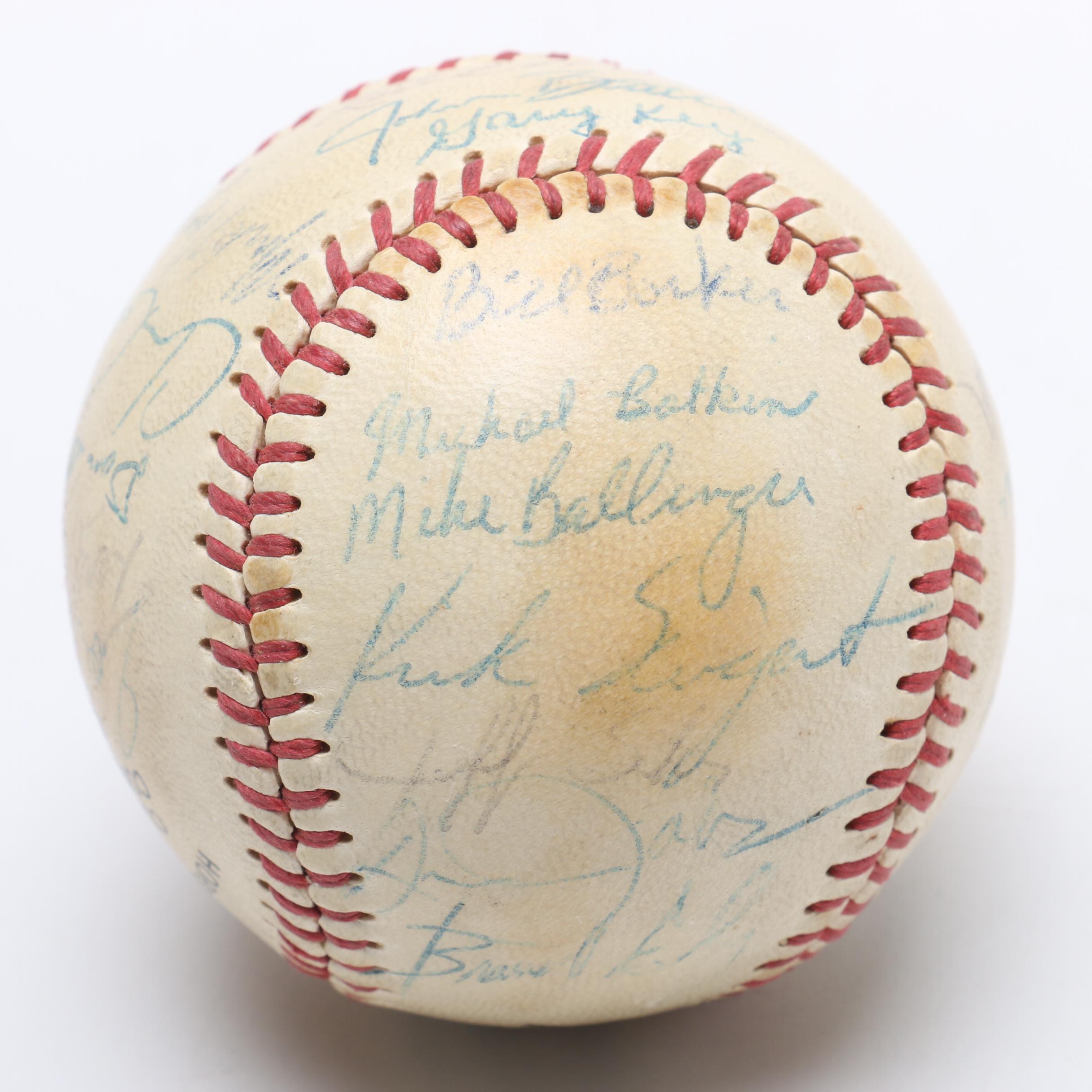 1980s Kentucky Signed Baseball
