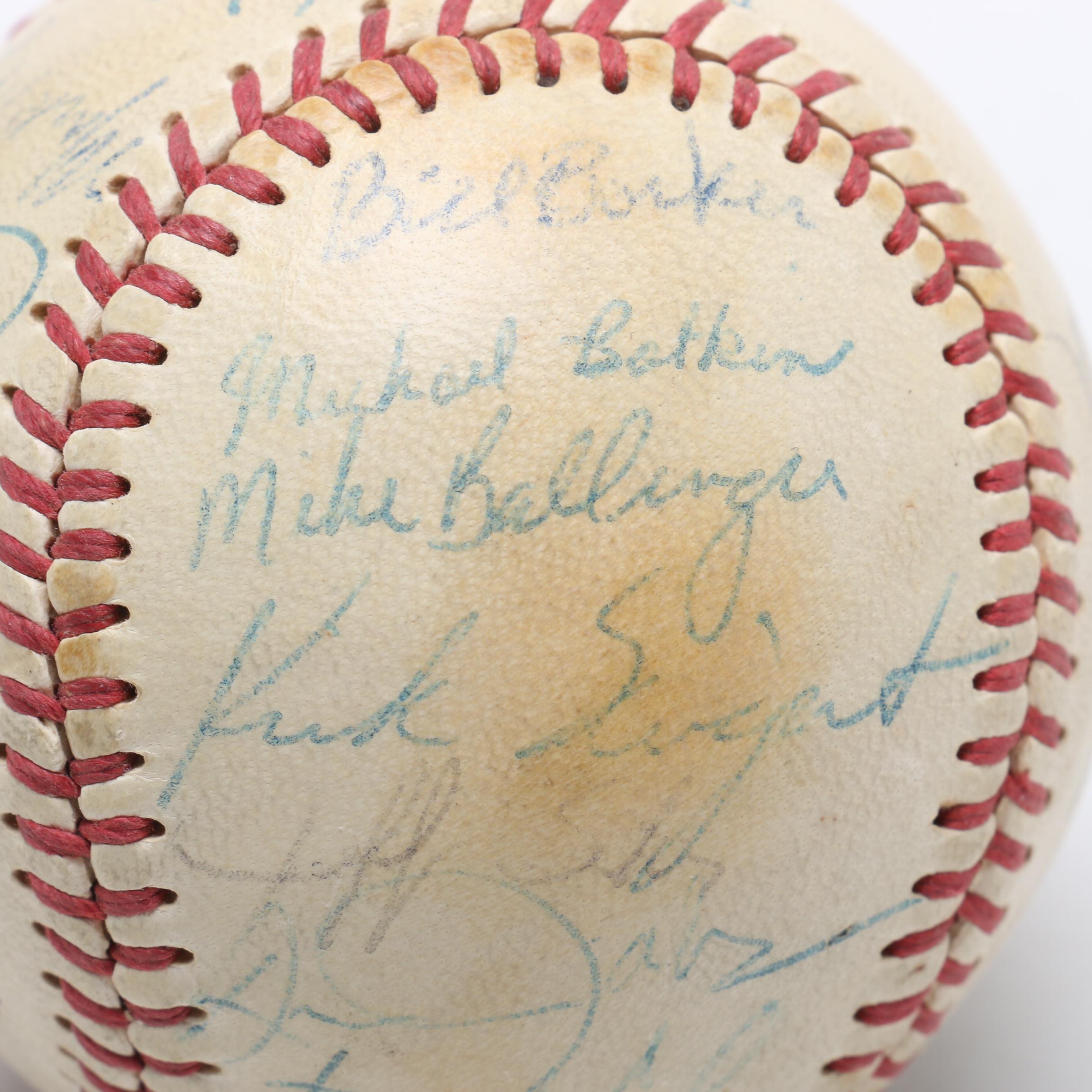 1980s Kentucky Signed Baseball