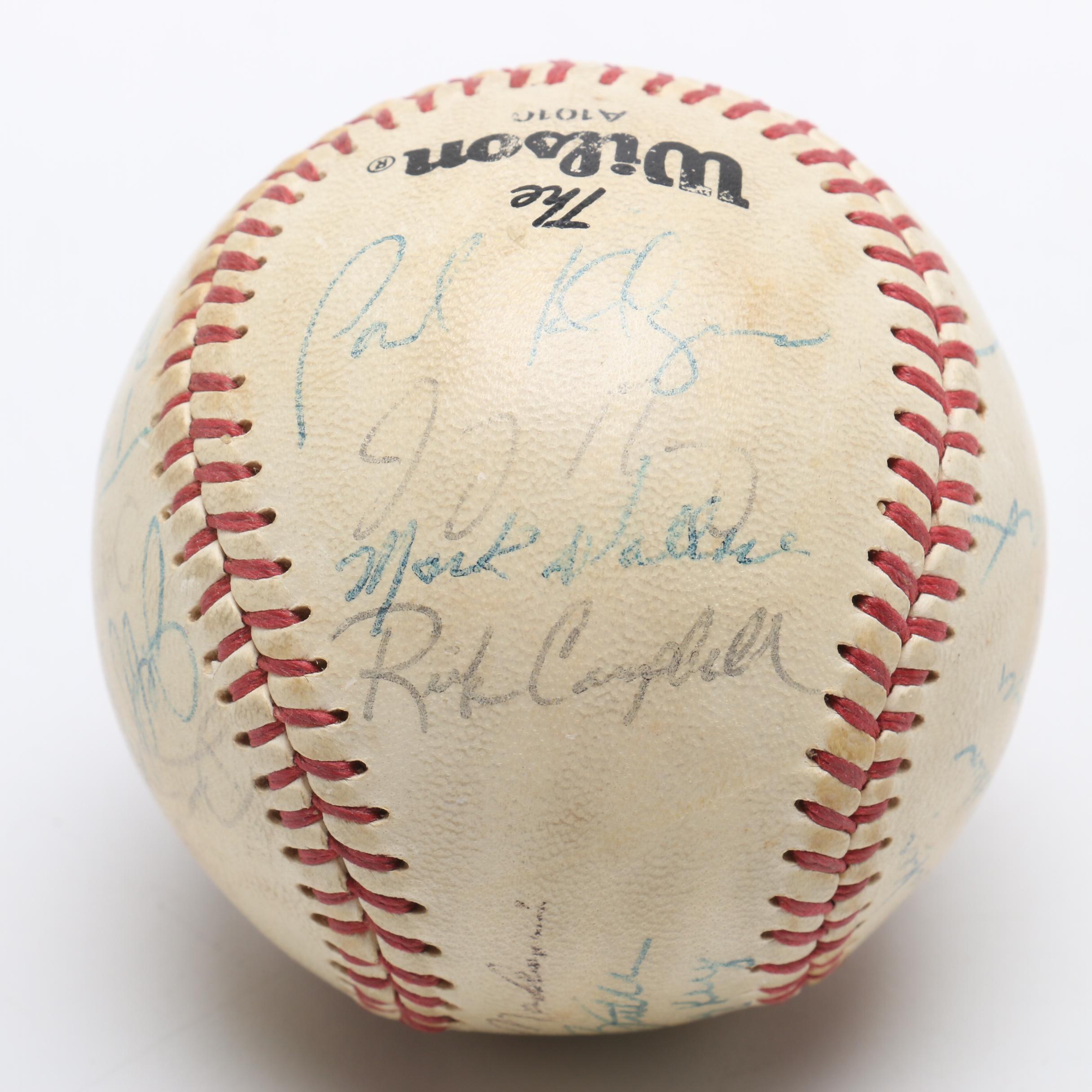 1980s Kentucky Signed Baseball
