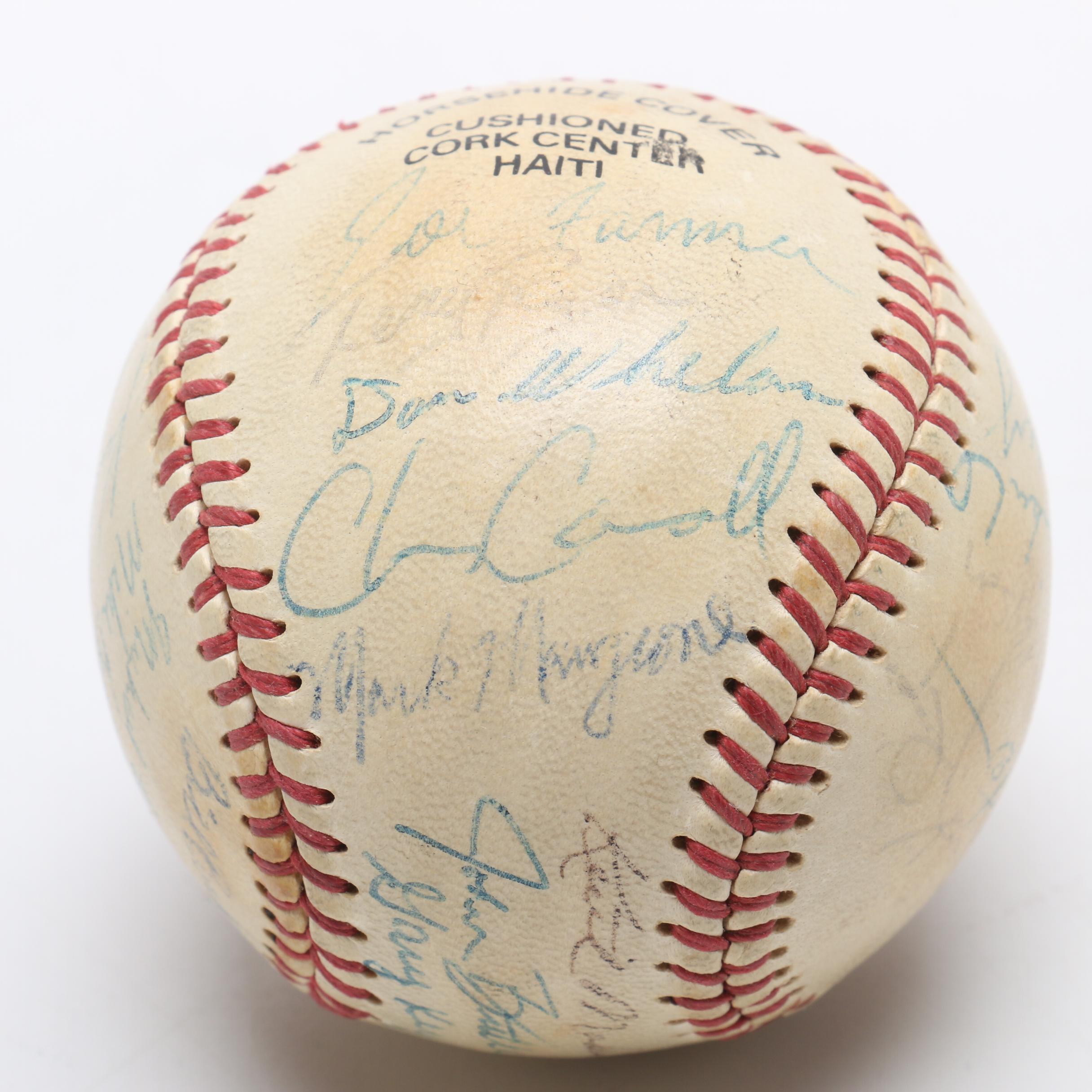 1980s Kentucky Signed Baseball