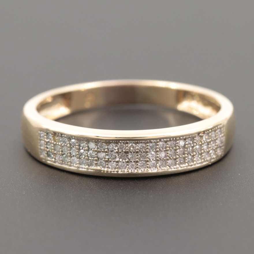 10K Yellow Gold Diamond Ring