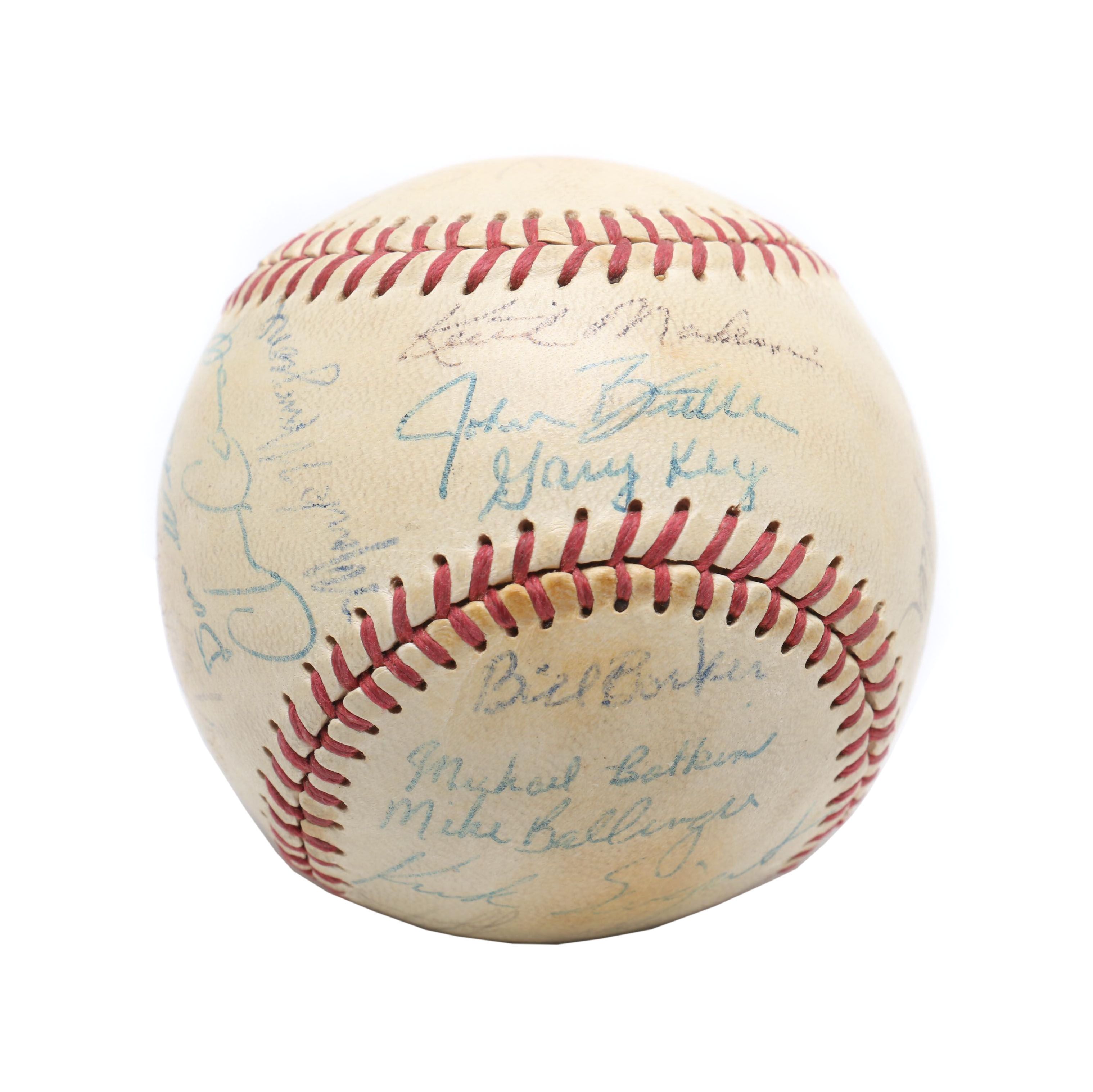 1980s Kentucky Signed Baseball