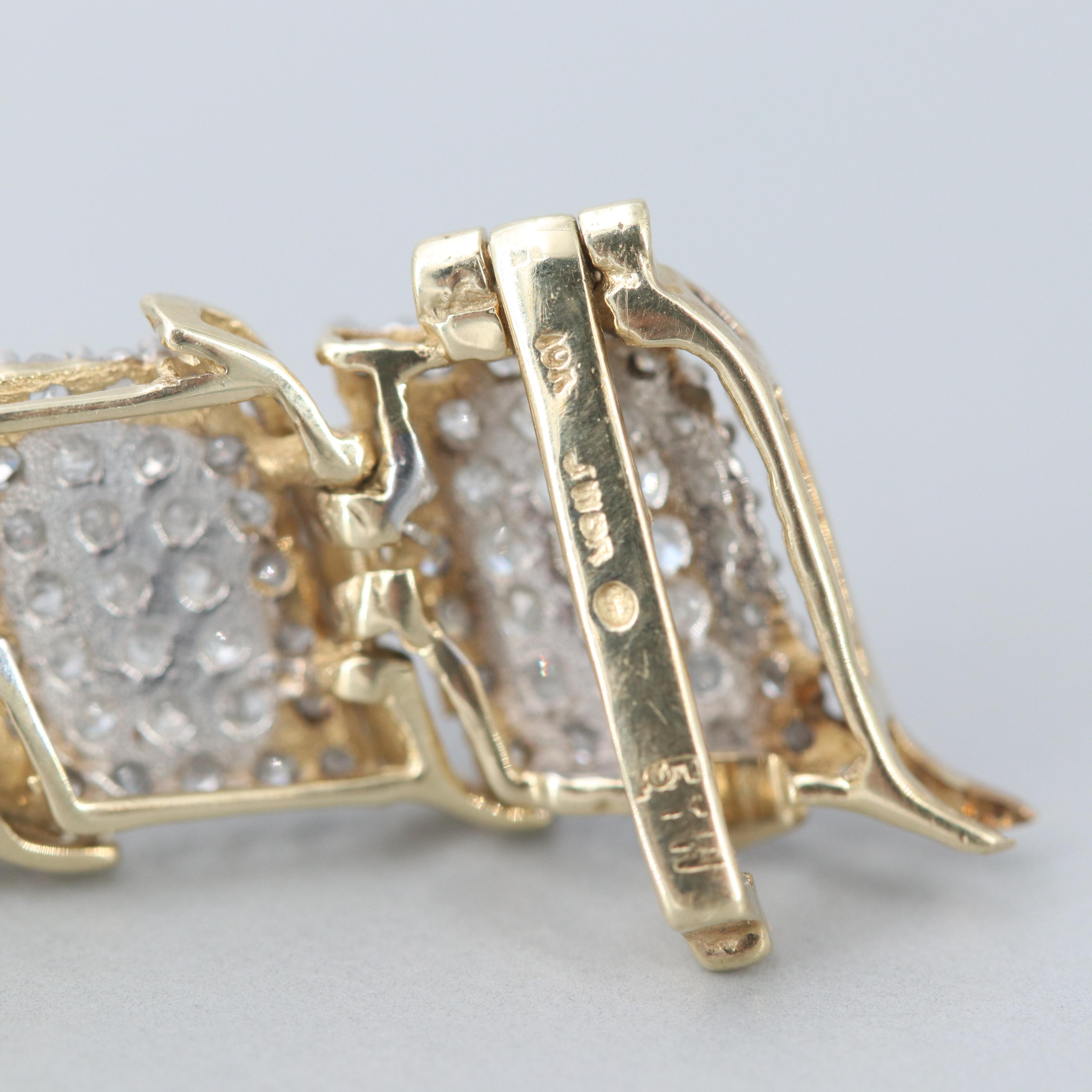 10K Yellow Gold 4.75 CTW Diamond Bracelet