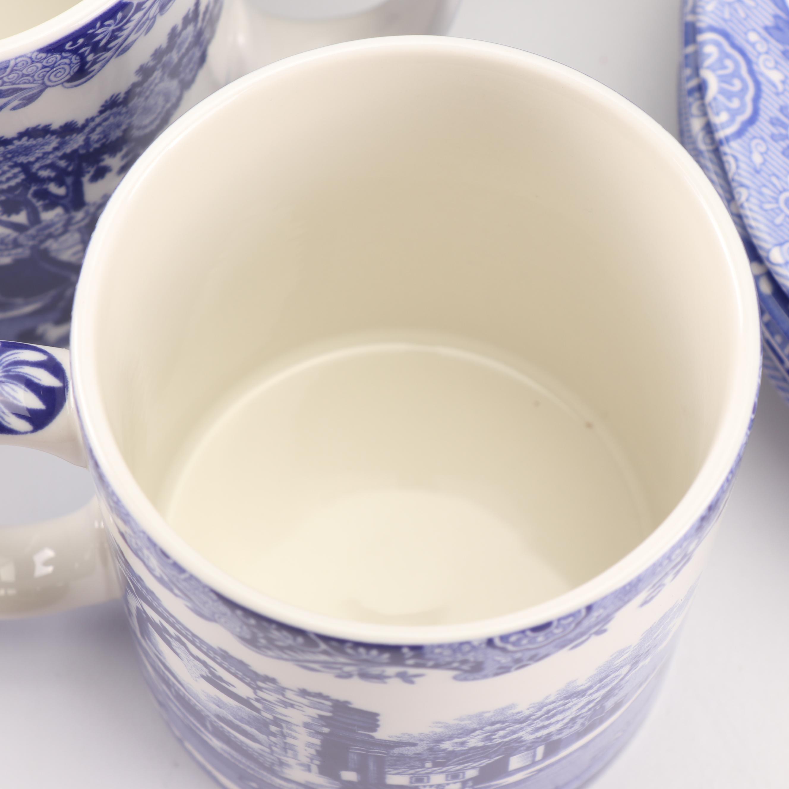 Spode "Blue Italian" Transfer-Printed Dinnerware