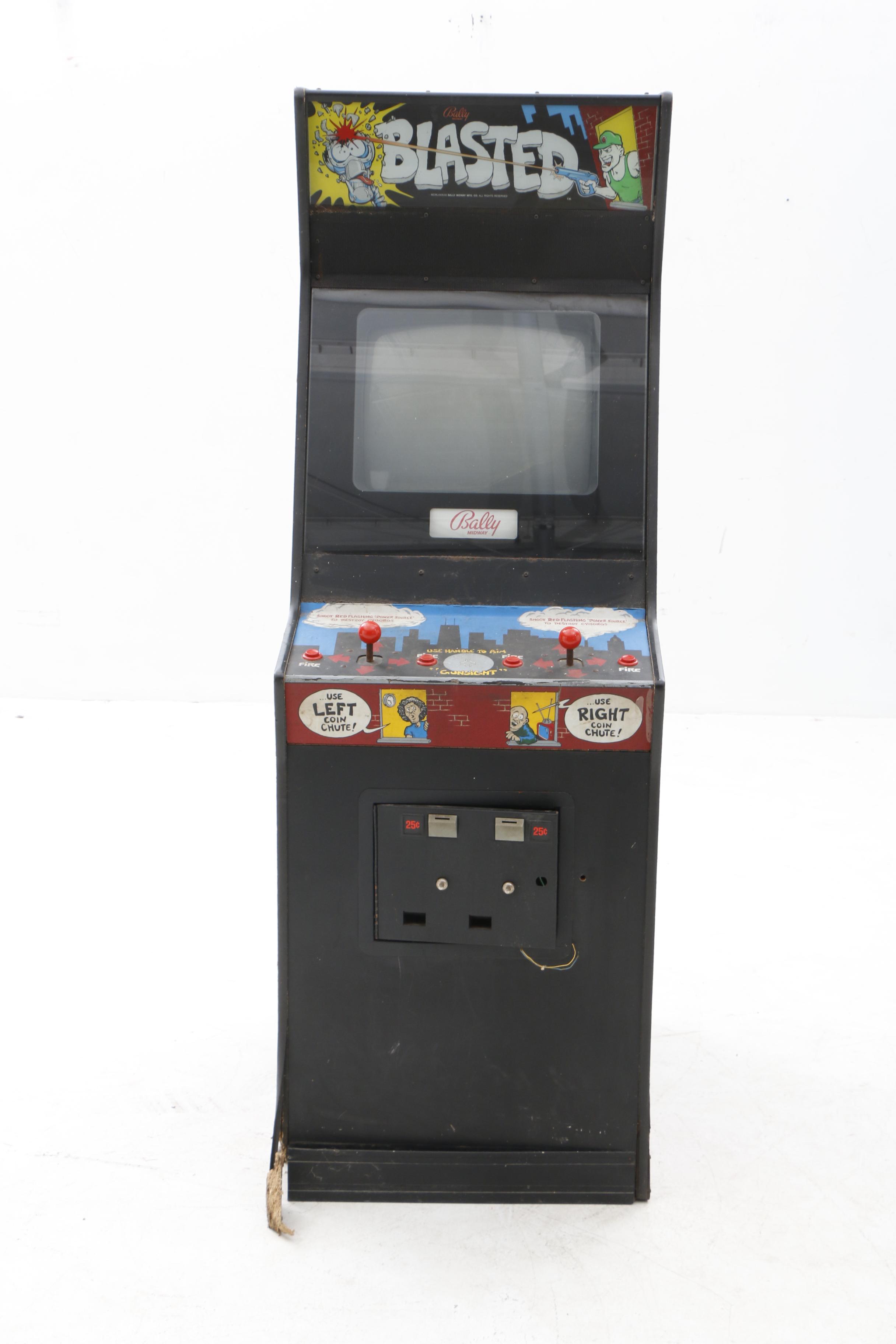 Bally "Blasted" Arcade Cabinet