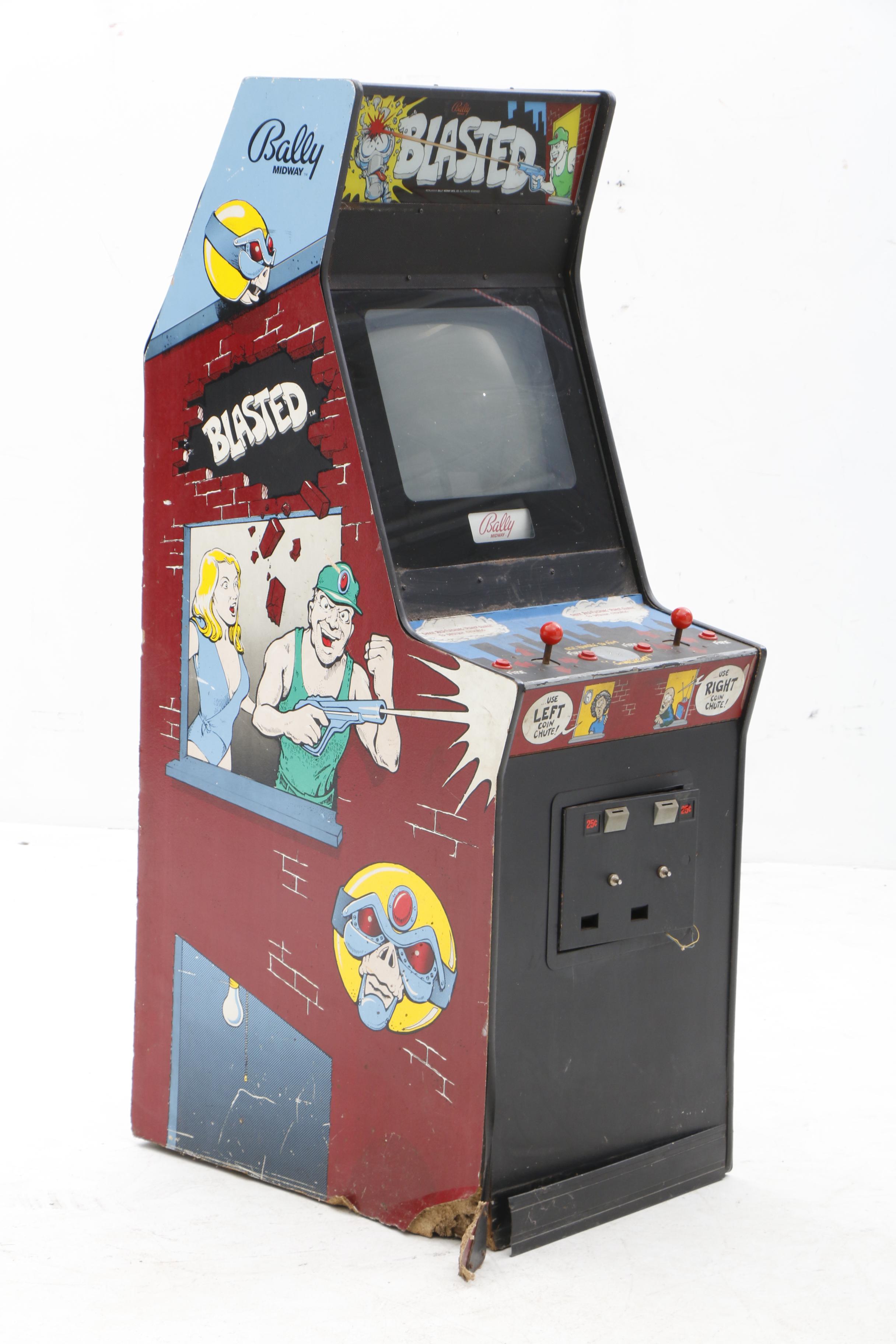 Bally "Blasted" Arcade Cabinet