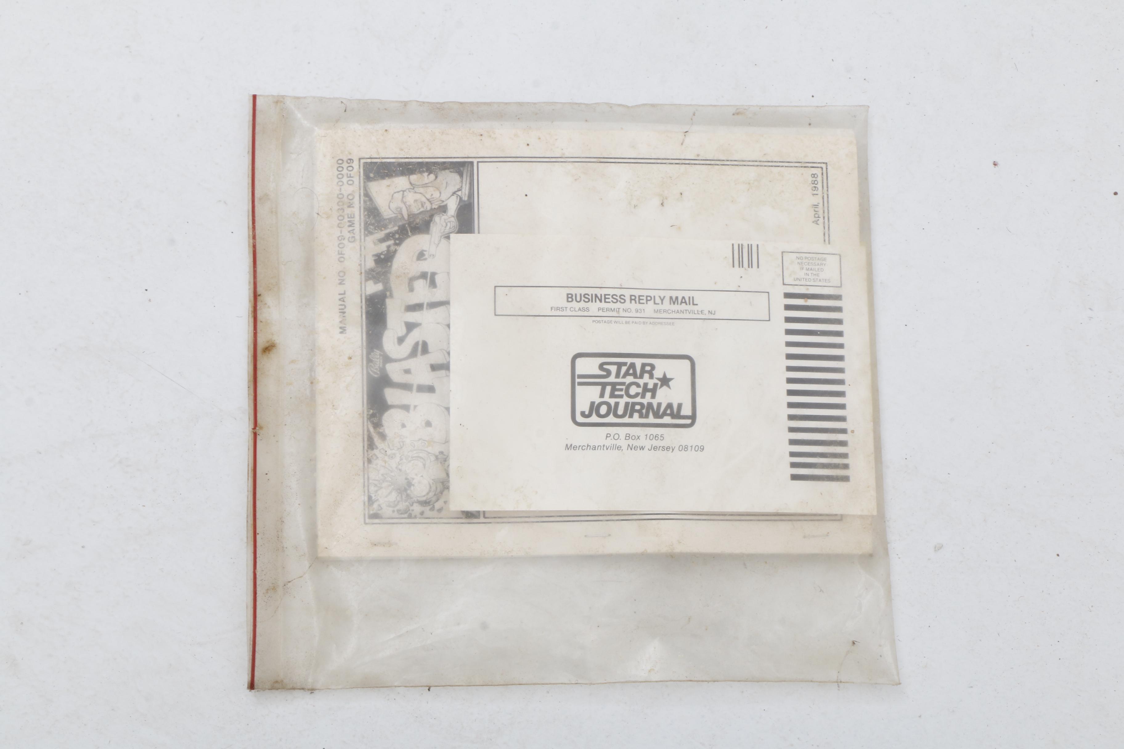 Bally "Blasted" Arcade Cabinet