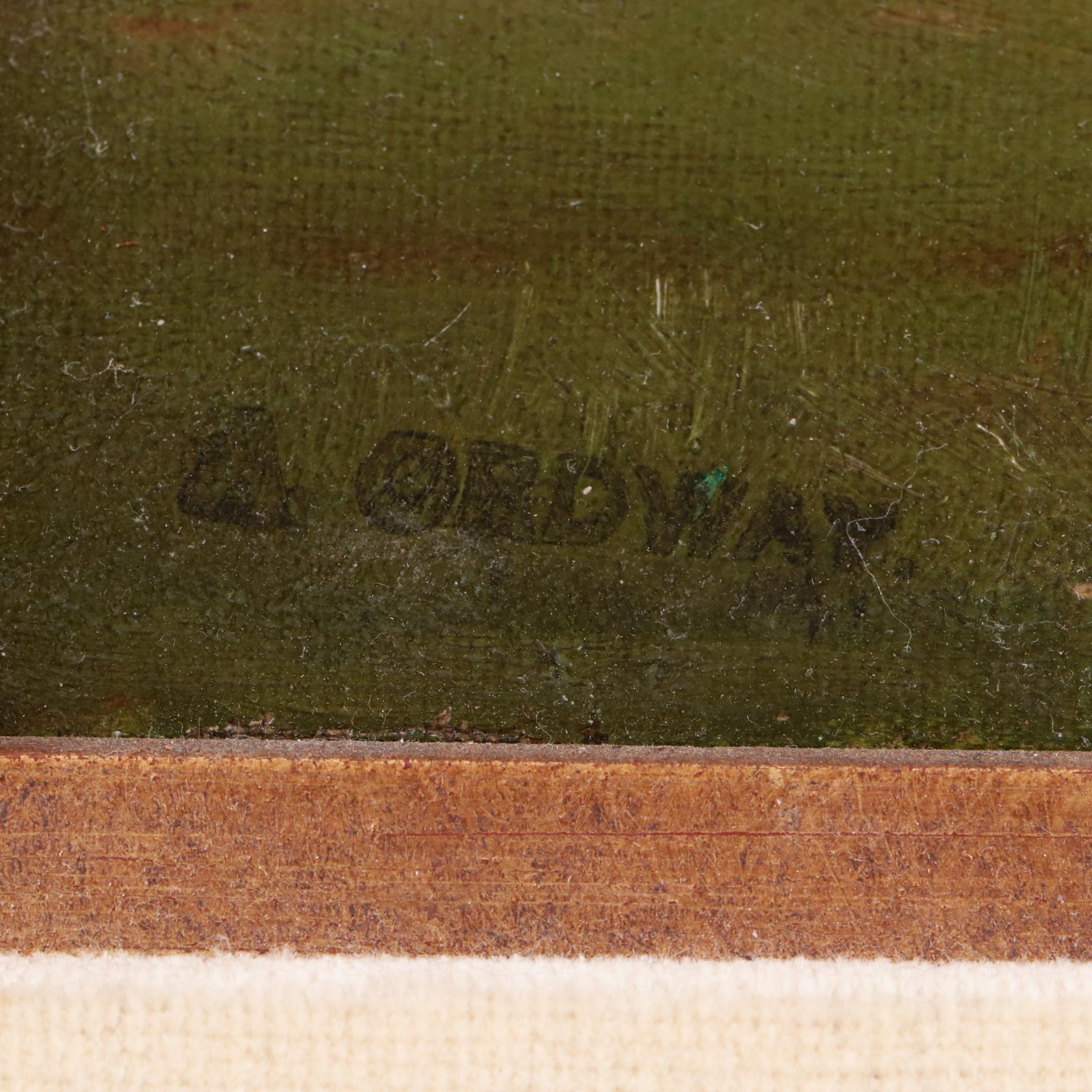 Alfred Ordway Landscape Oil Painting