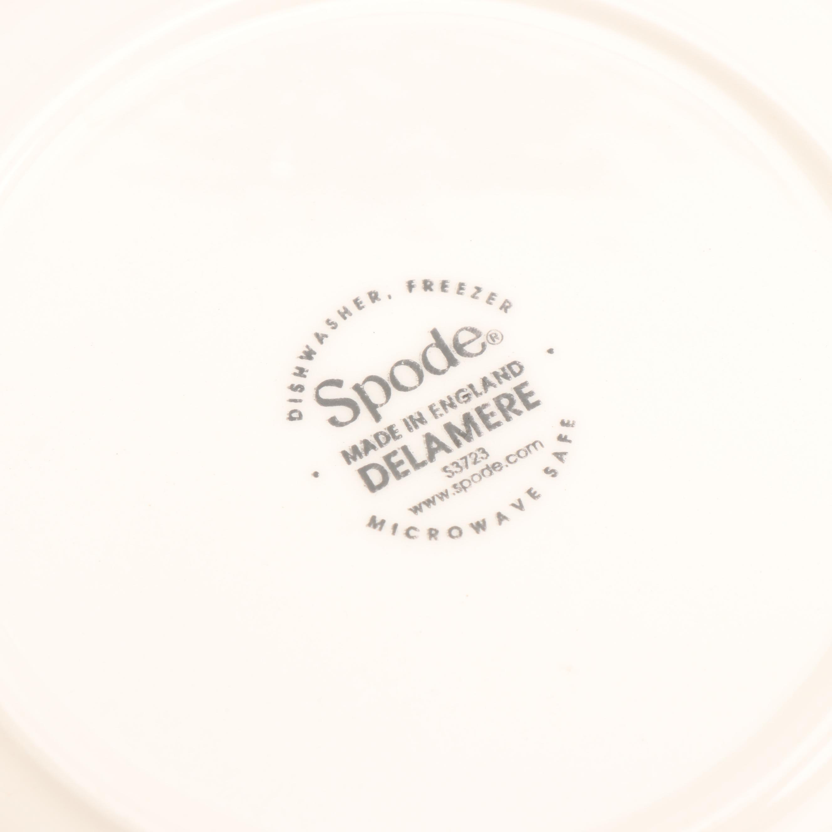 Spode "Delamere Brown" Transfer-Printed Dinnerware Service for Six