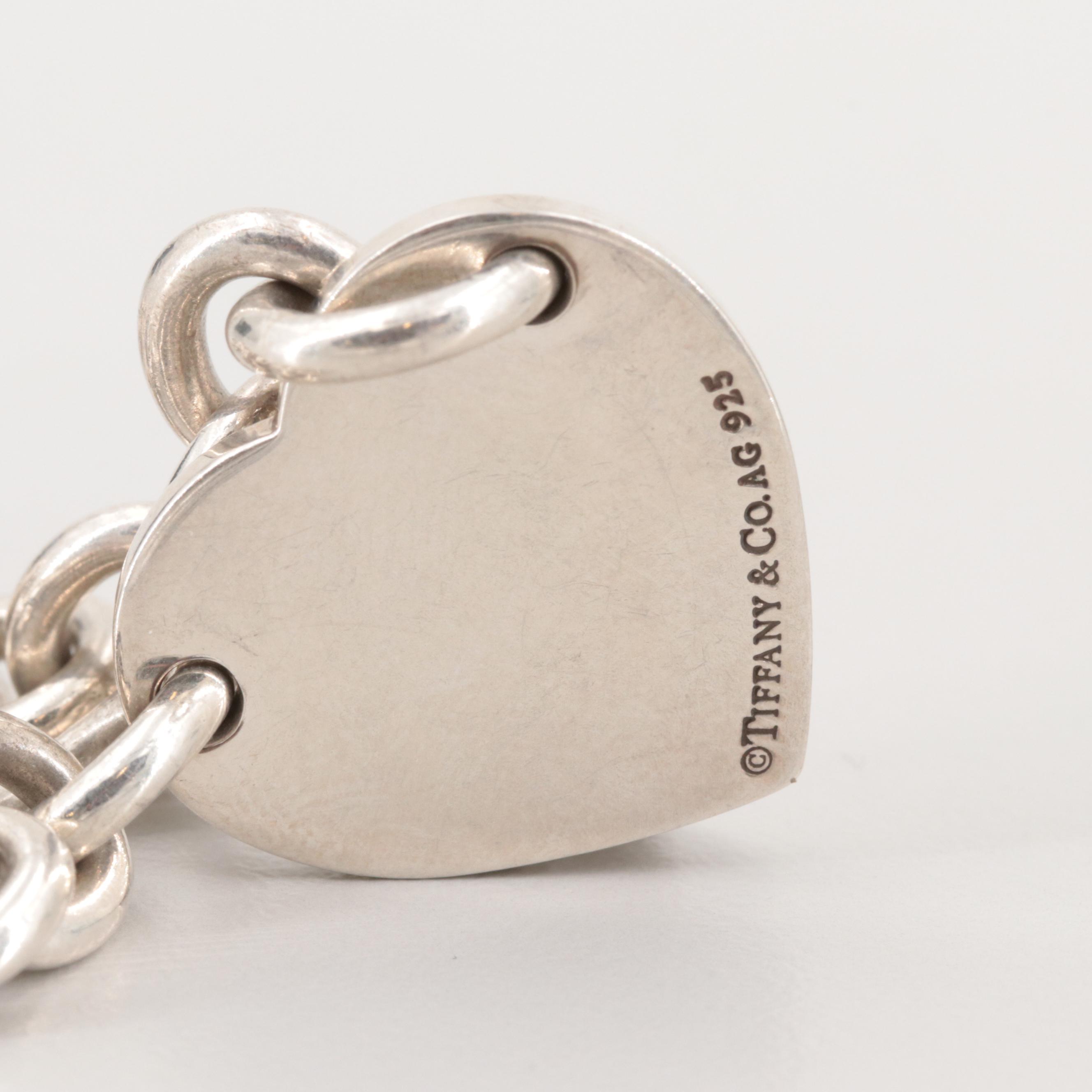 Tiffany & Co "Return to Tiffany" Sterling Silver Bracelet with Pouch