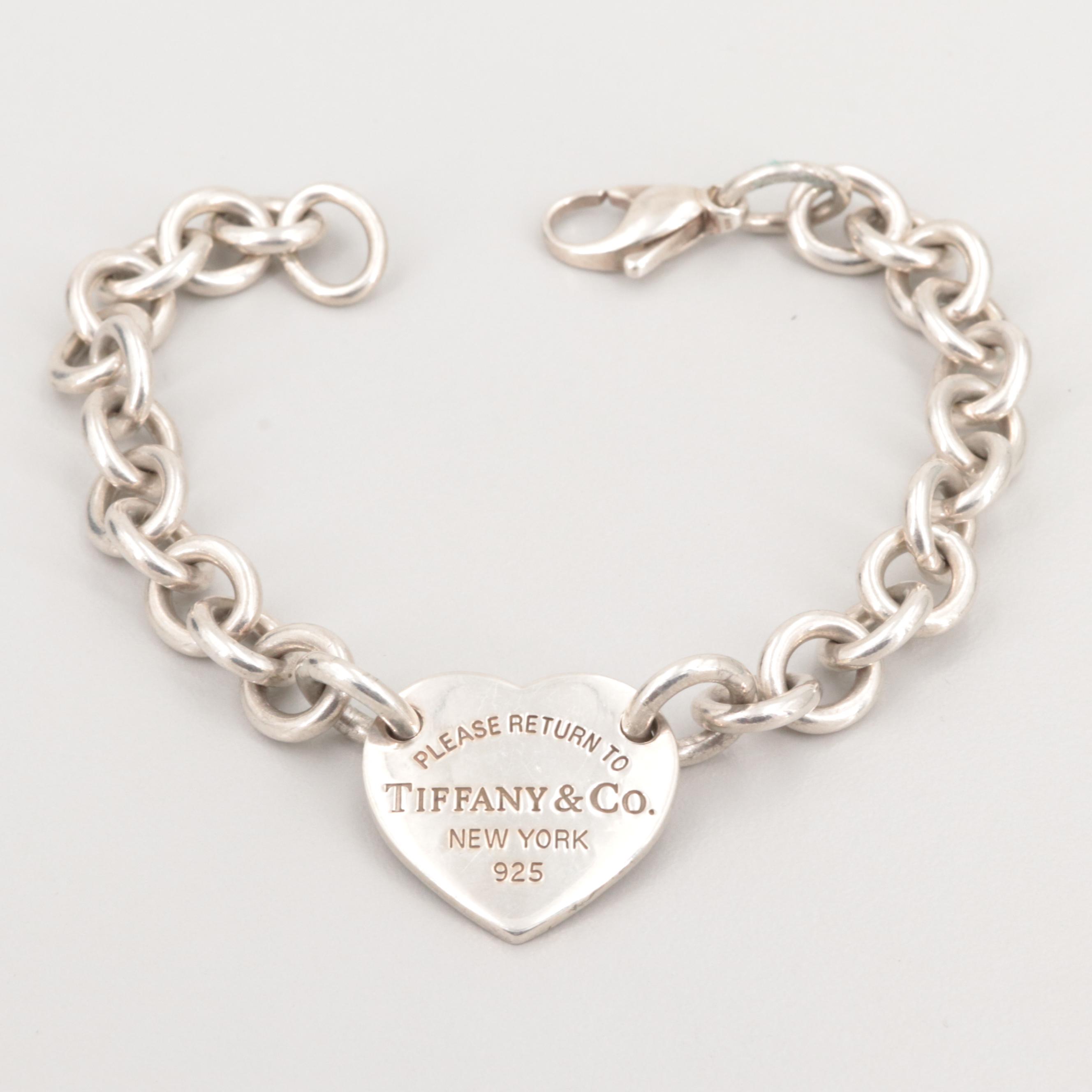 Tiffany & Co "Return to Tiffany" Sterling Silver Bracelet with Pouch
