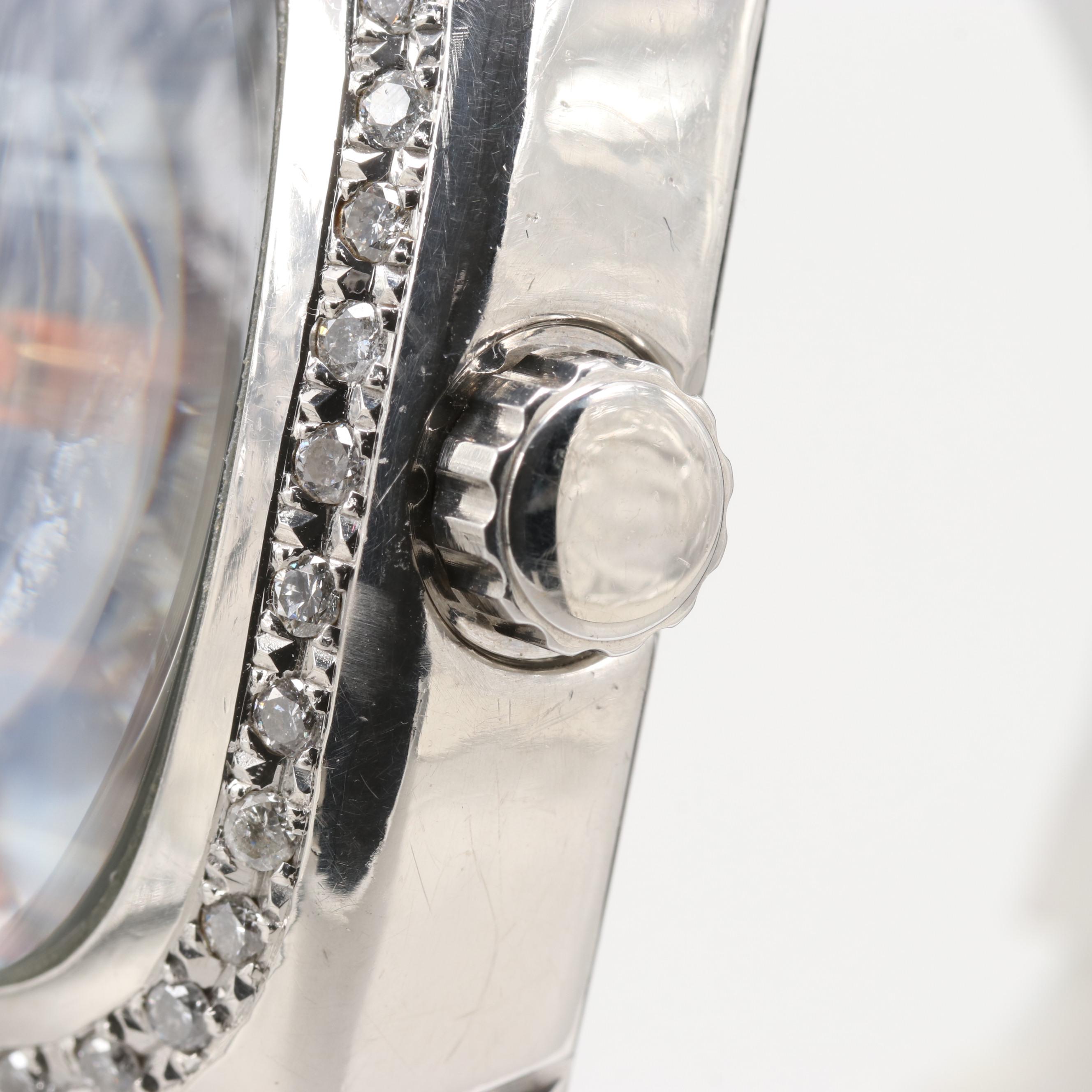 Locman 1970 Automatic Watch With Diamond Bezel