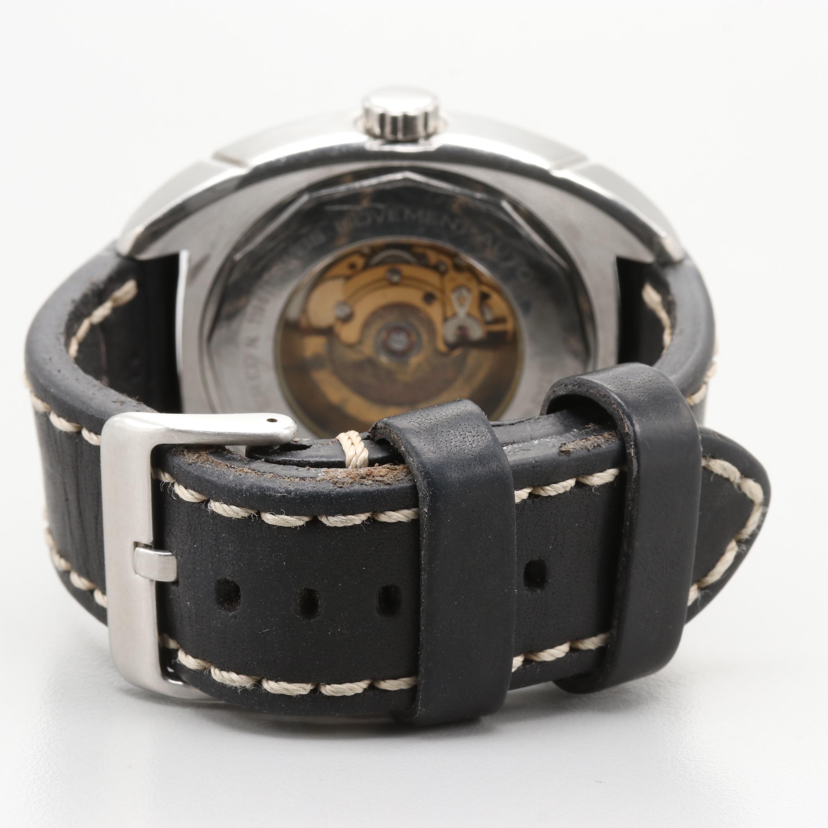 Locman 1970 Automatic Watch With Diamond Bezel