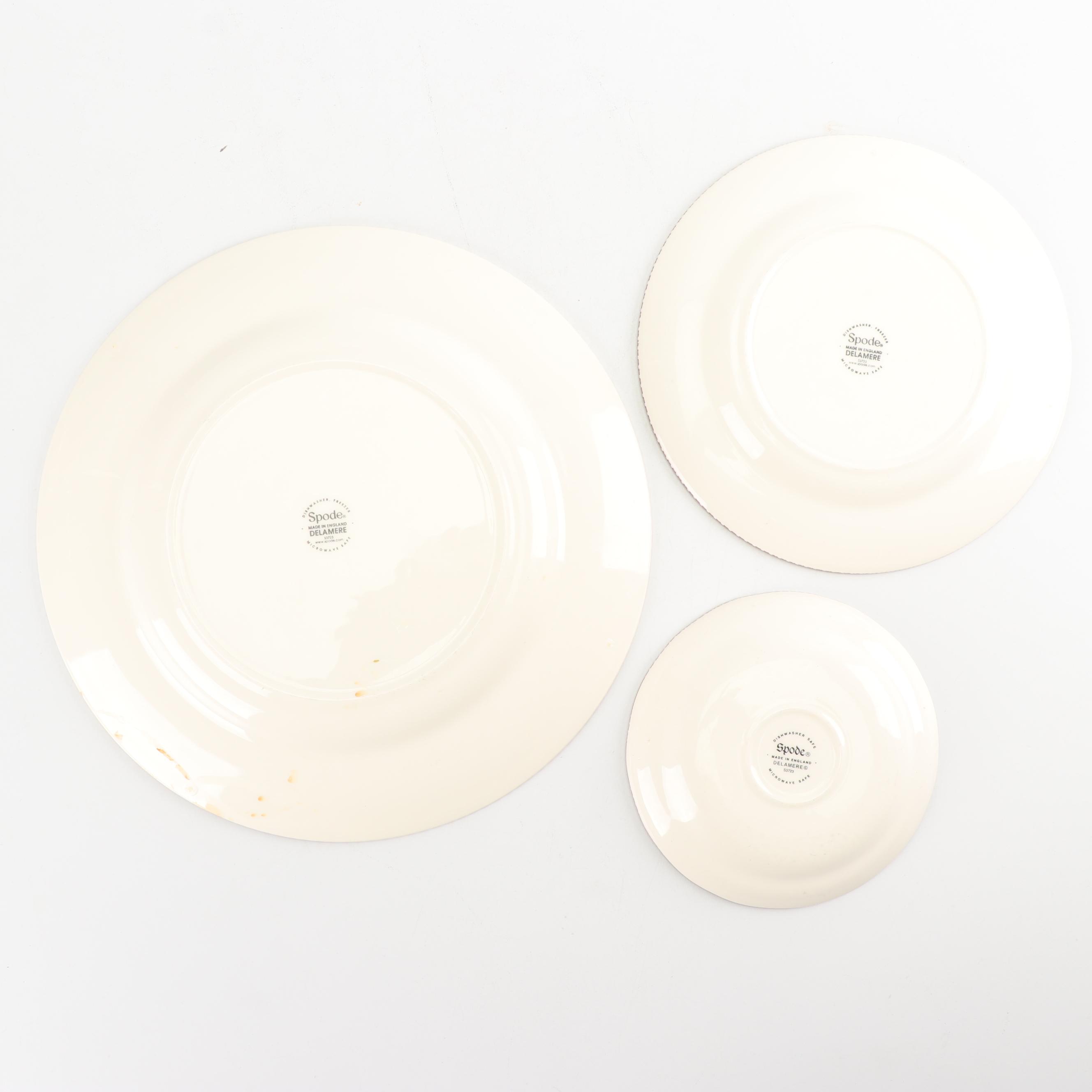 Spode "Delamere Brown" Transfer-Printed Dinnerware