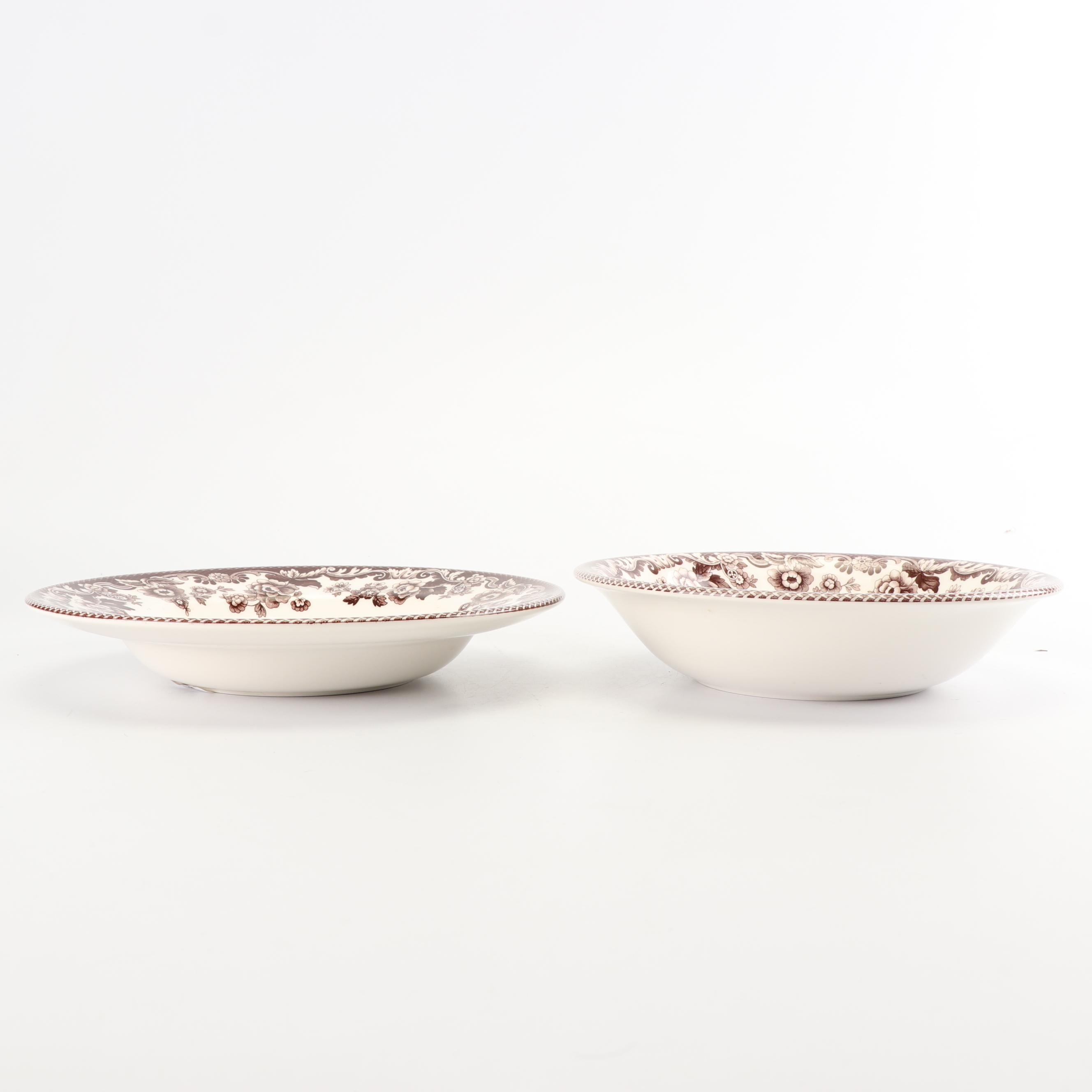 Spode "Delamere Brown" Transfer-Printed Dinnerware