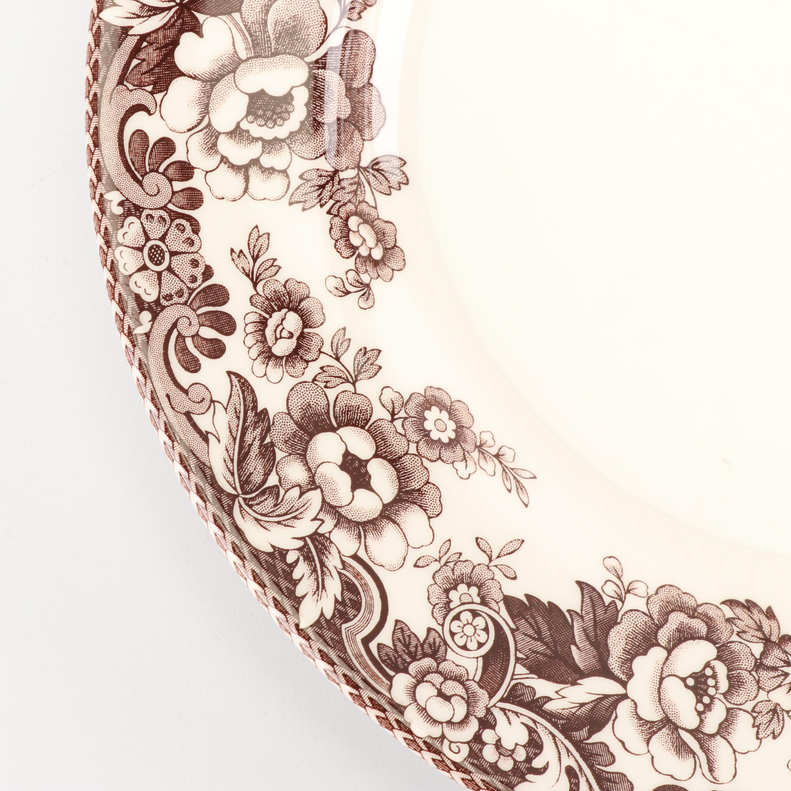 Spode "Delamere Brown" Transfer-Printed Dinnerware