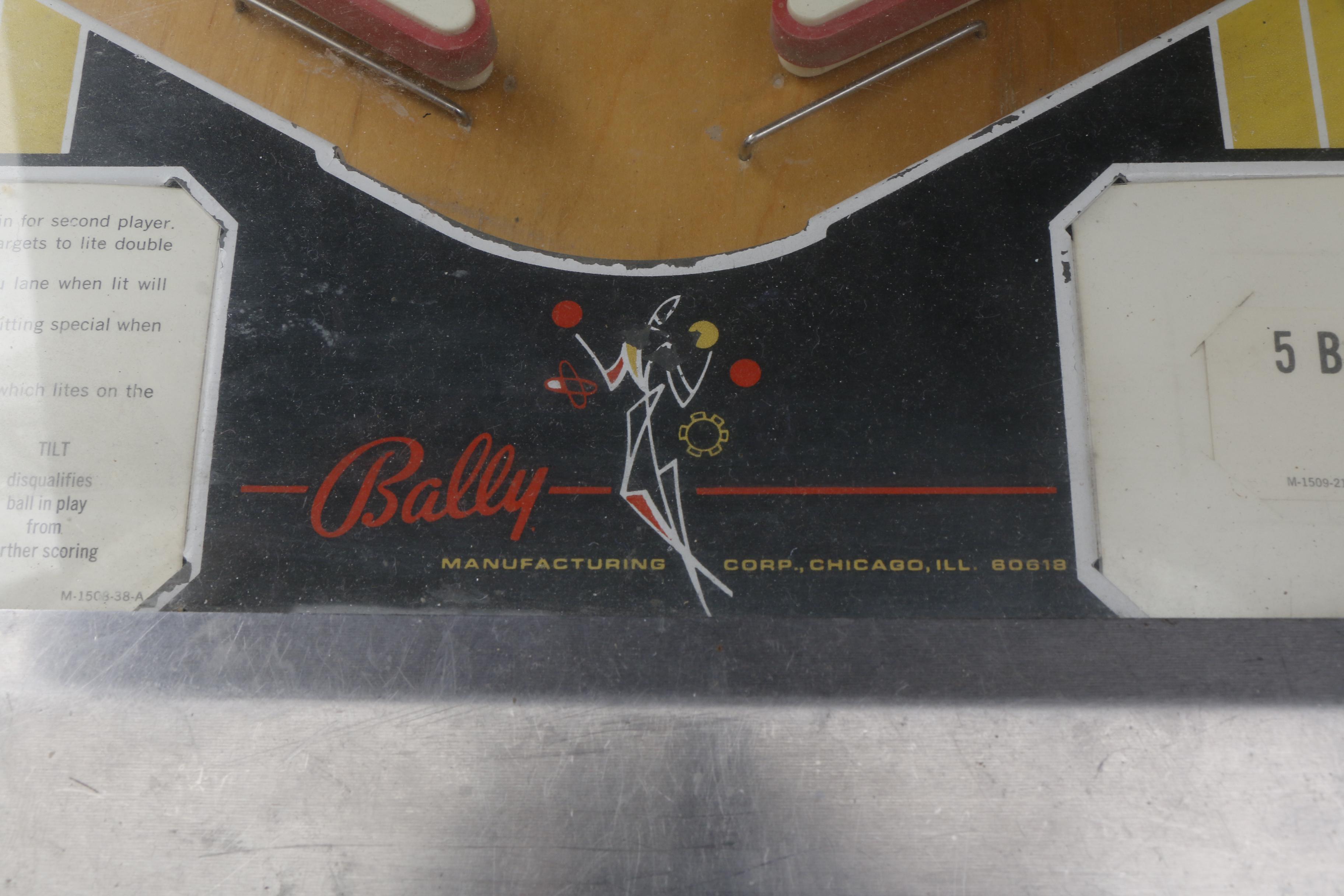 Ca. 1974 Bally "Boomerang" Pinball Machine