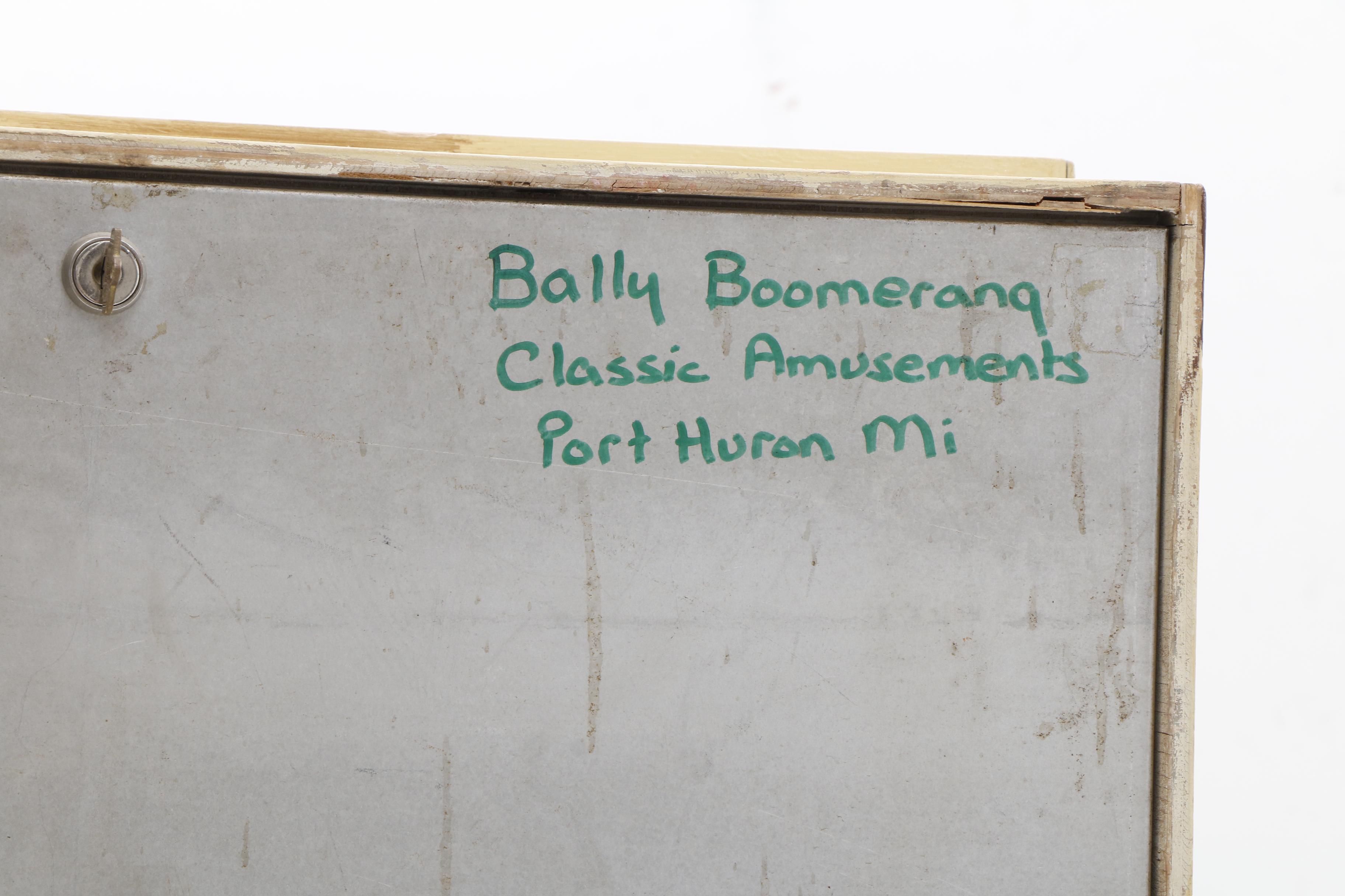 Ca. 1974 Bally "Boomerang" Pinball Machine