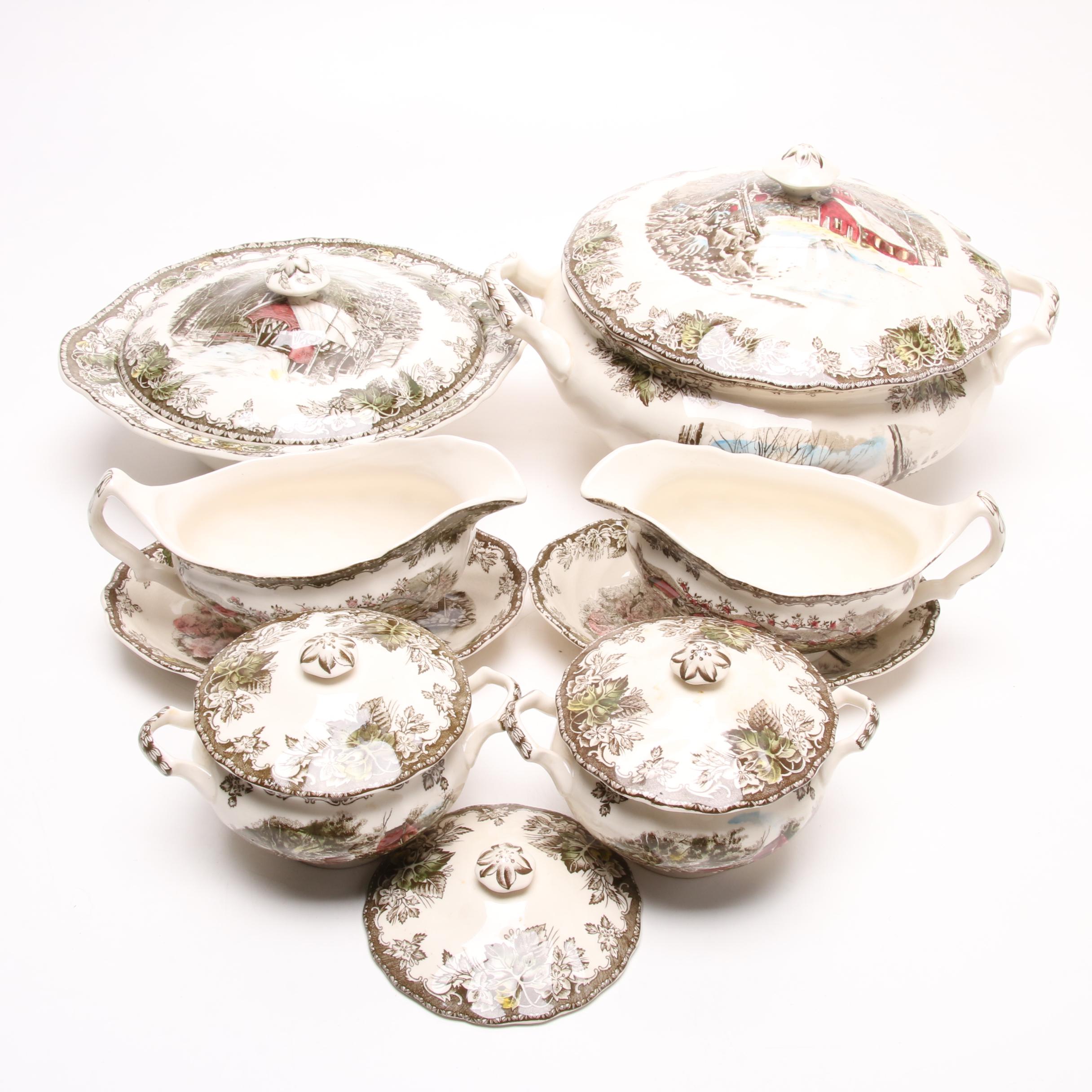 Johnson Brothers "Friendly Village" Pattern Dinnerware