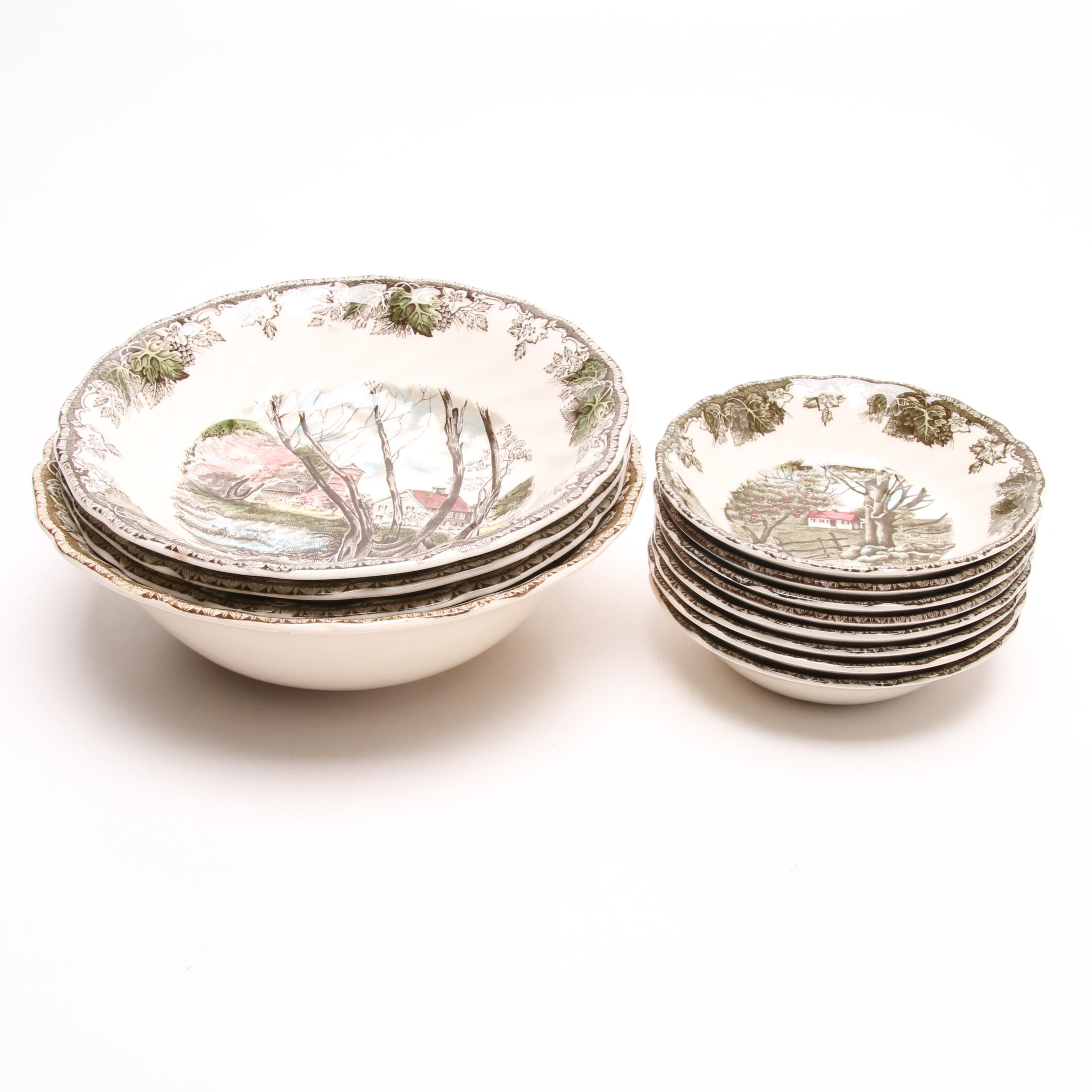 Johnson Brothers "Friendly Village" Pattern Dinnerware