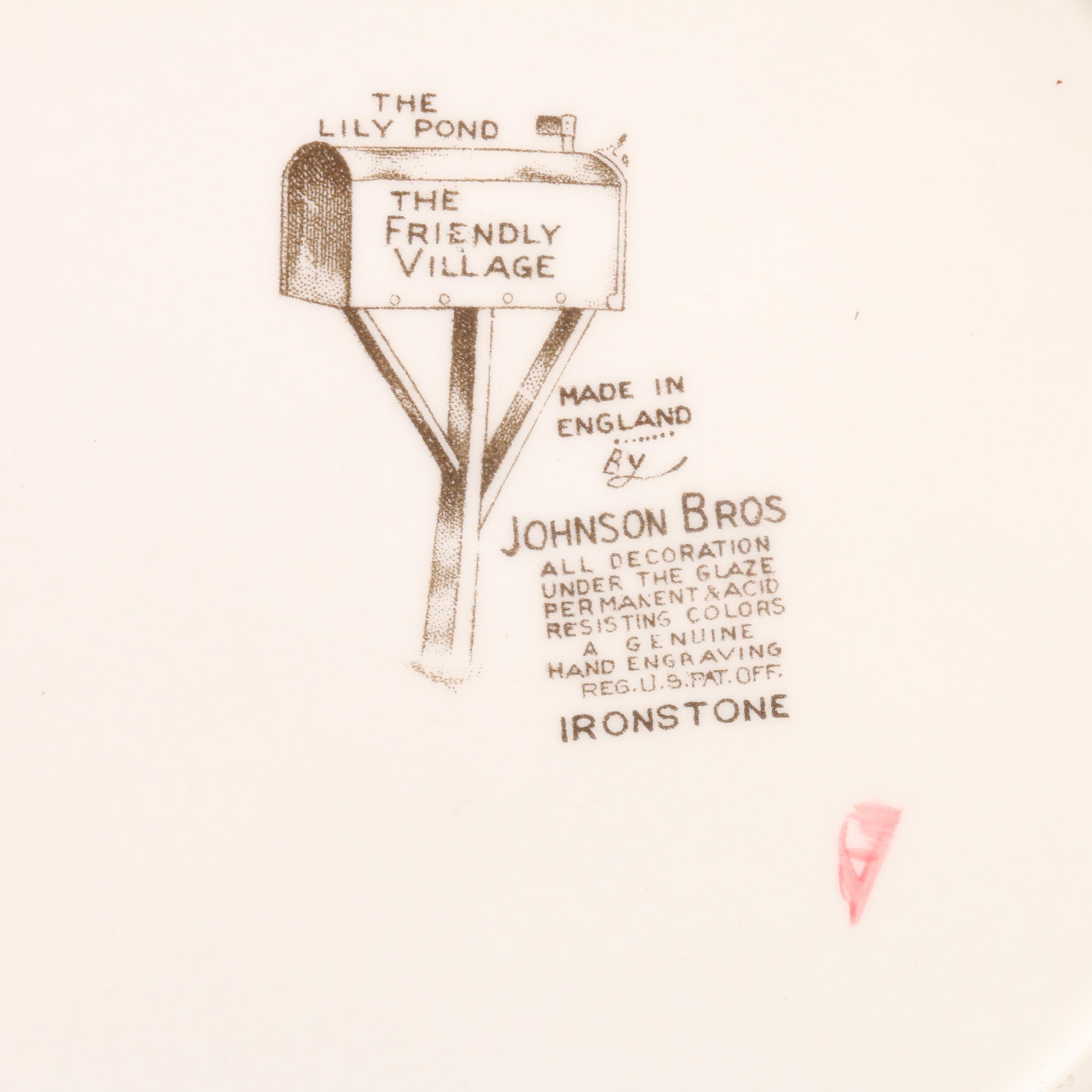 Johnson Brothers "Friendly Village" Pattern Dinnerware