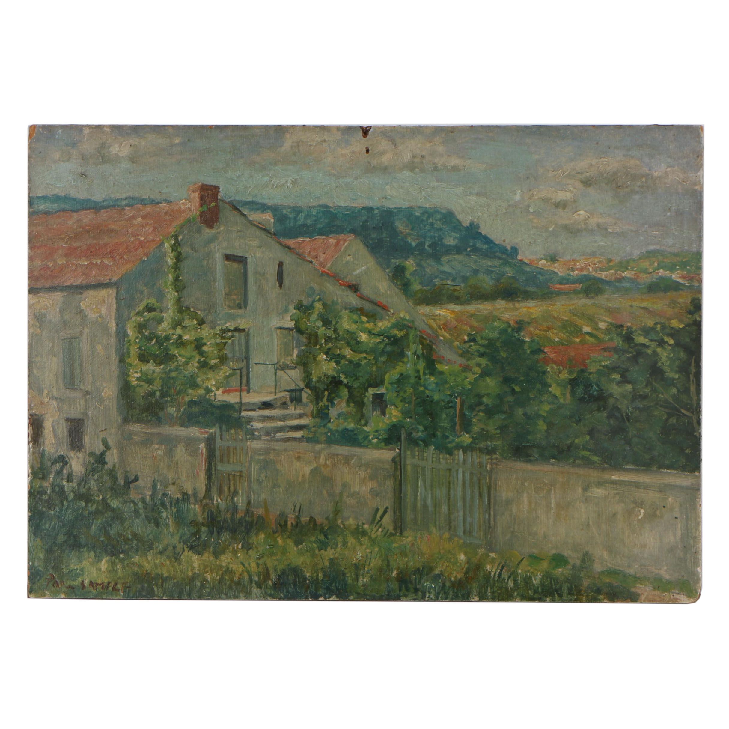 Paul Sample Oil Painting